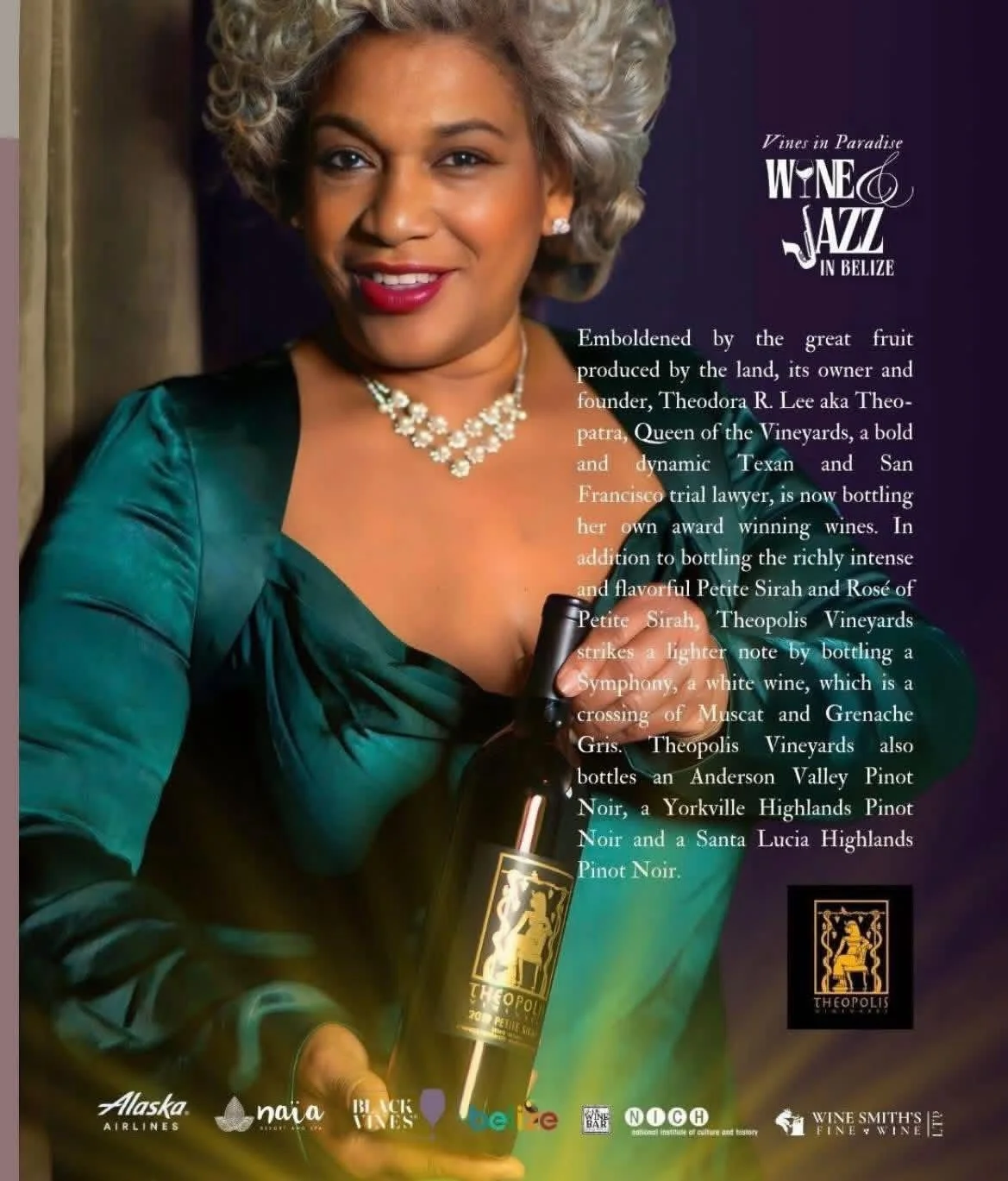 Join Us at Vines in Paradise: Wine &amp; Jazz in Belize, a multi-day, immersive celebration of wine, music and cultural connection - set against the backdrop of Belize&rsquo;s amazing beach side beauty. We&rsquo;ll enjoy an intimate meet and greet, w