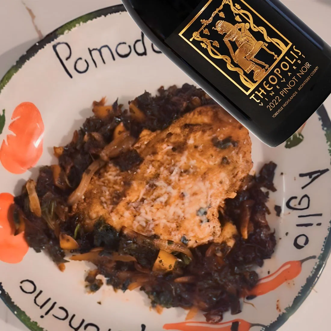 Chicken and Spinach via The Sassy Chef Kitchen