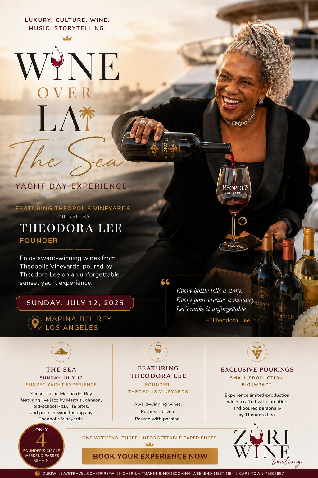 Wine Over LA - Yacht Day Experience