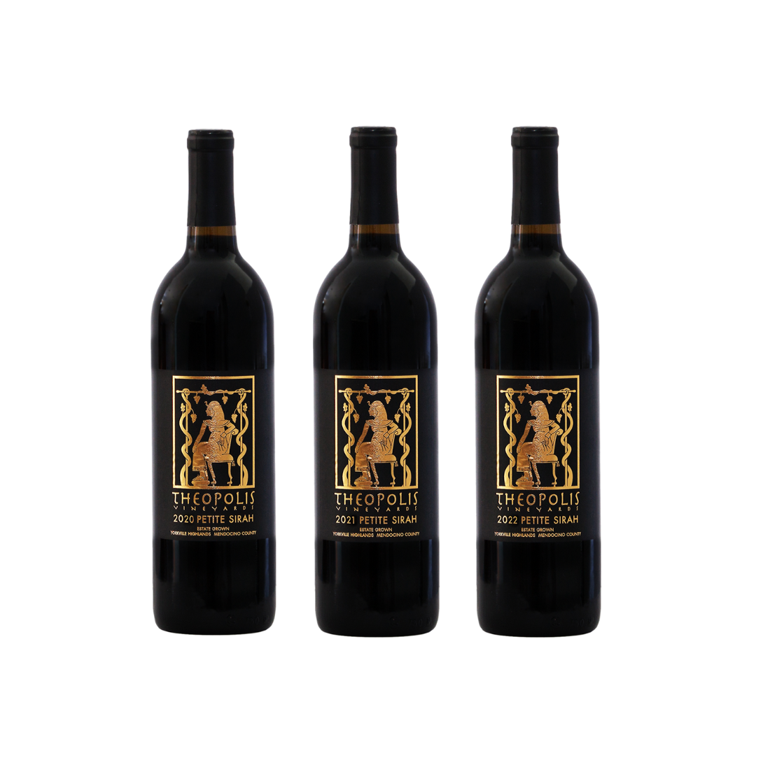 Ed Kurtzman Estate Grown Petite Sirah Trio