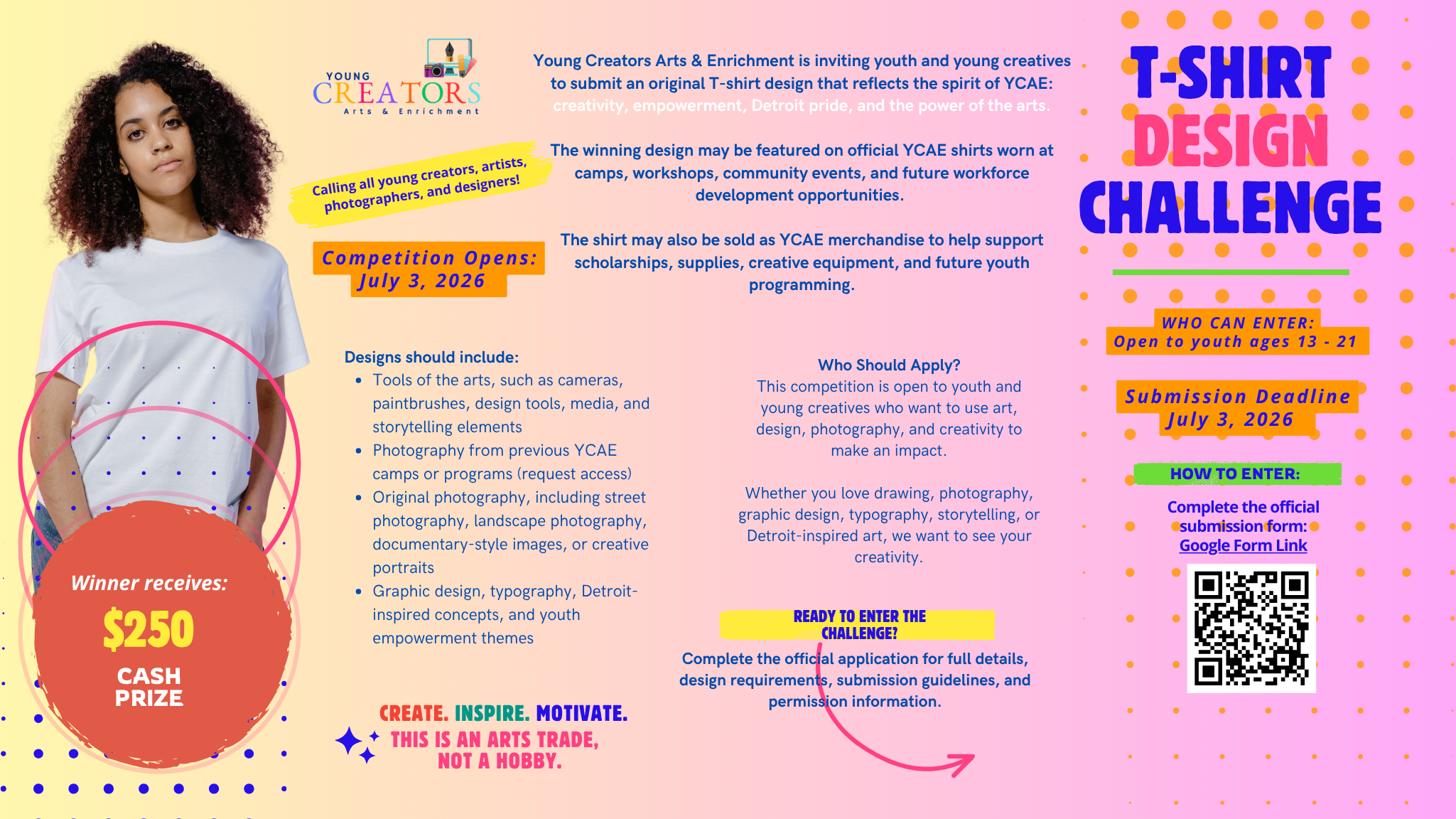 Orange & Black Geometric T-Shirt Design Contest Flyer (Website).png