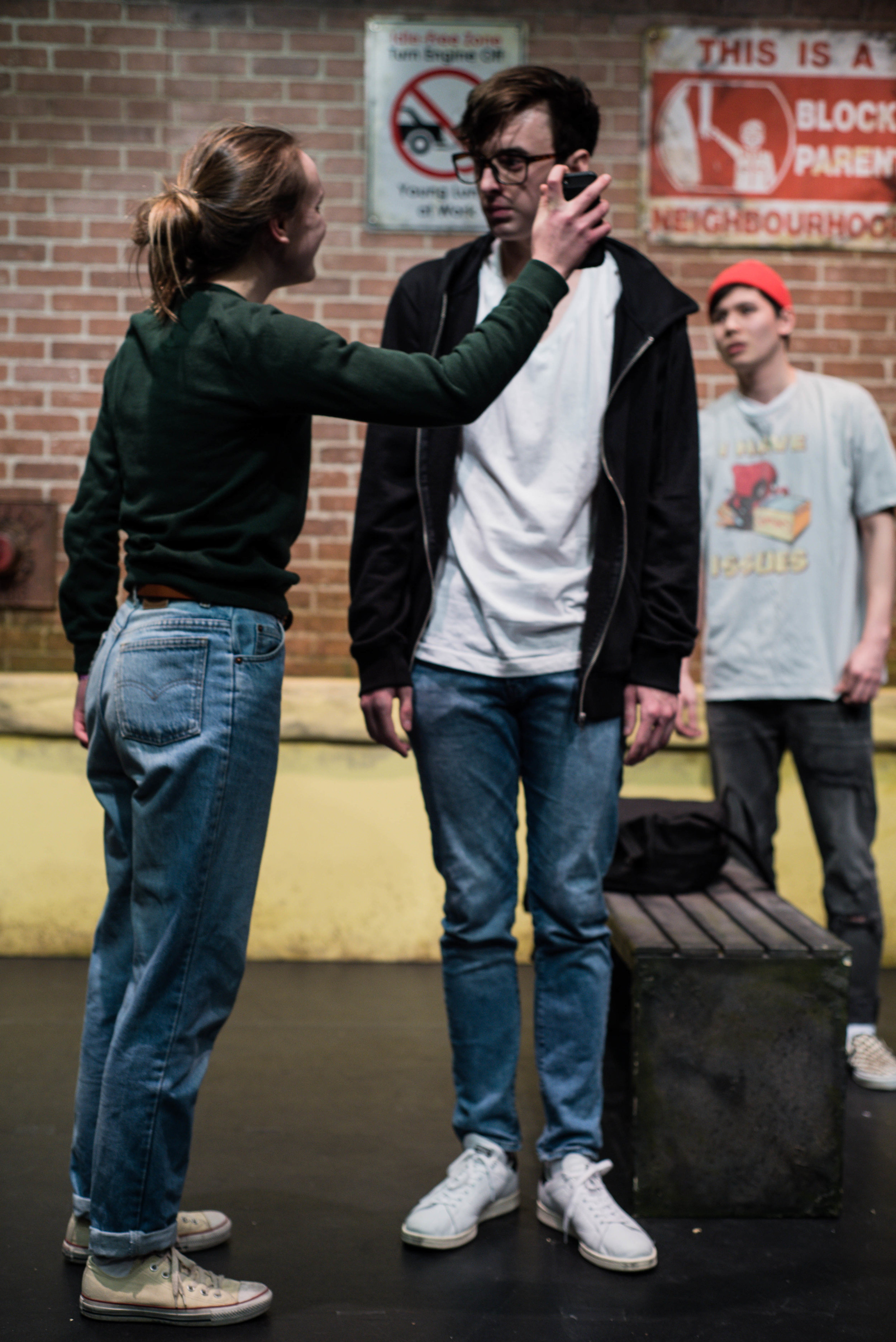 The Code Photo of Elizabeth Barrett, Nathan Kay, and Mason Temple by Leah Gair - Copy.jpg