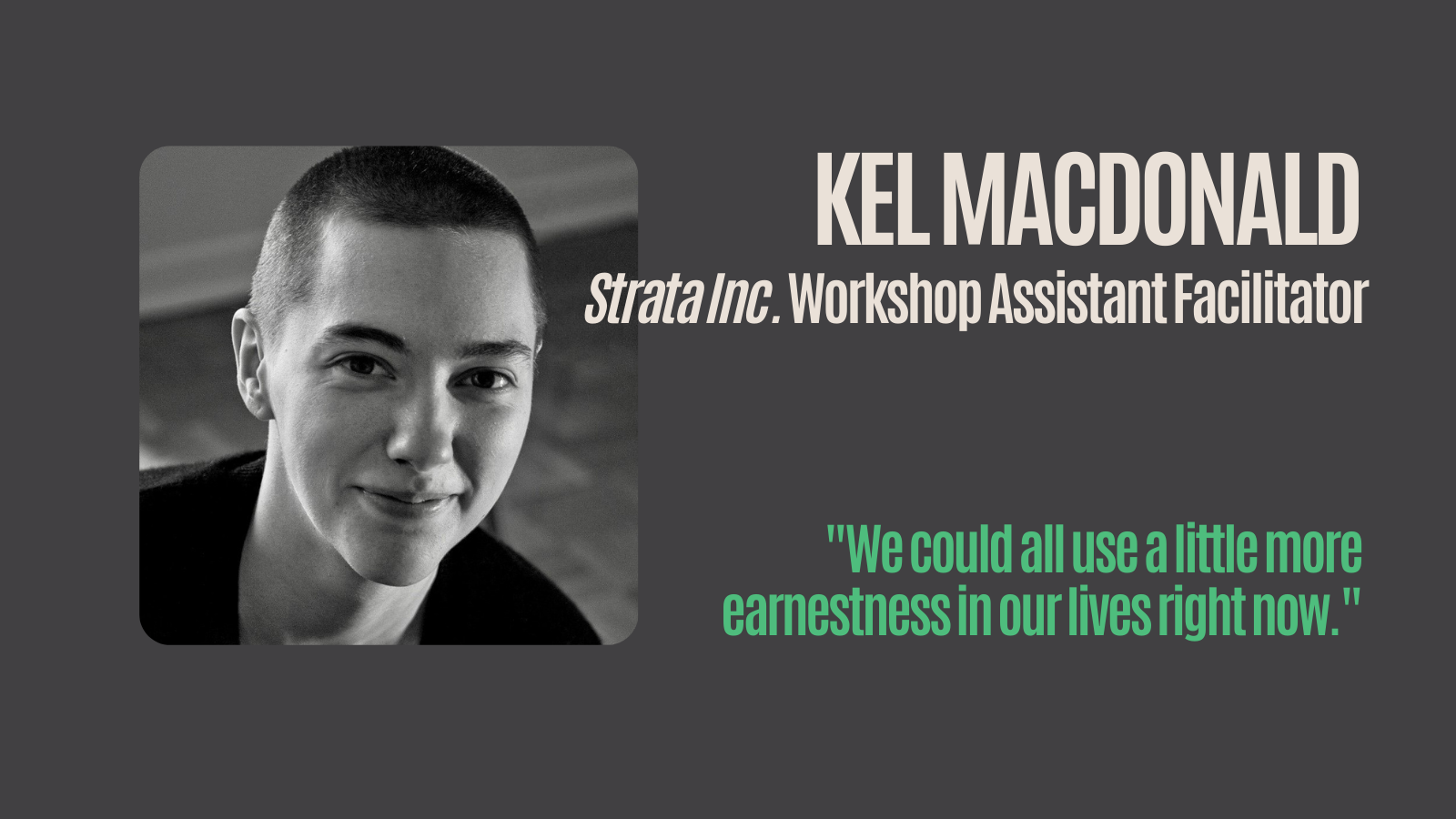 Community Spotlight: Kel MacDonald