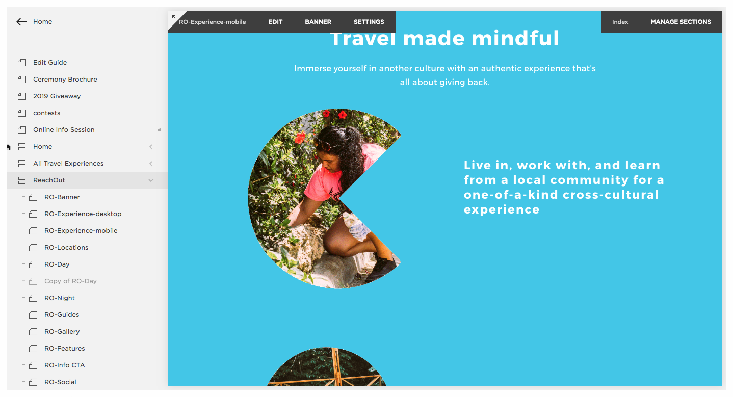 MOBILE ALTERNATIVE PAGE (IMAGES ARE ALL SET ON THE LEFT, ALL TEXT ON THE RIGHT)