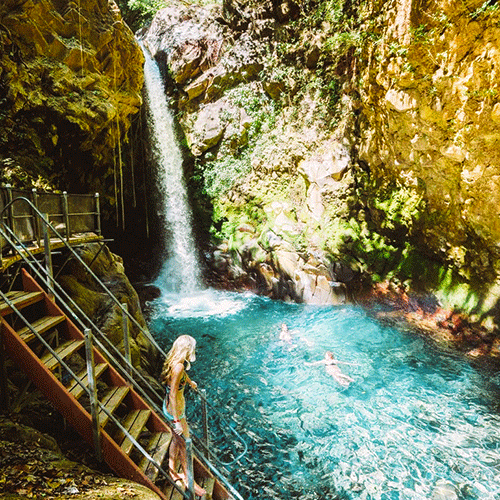 Waterfall Escape Trek to a local waterfall