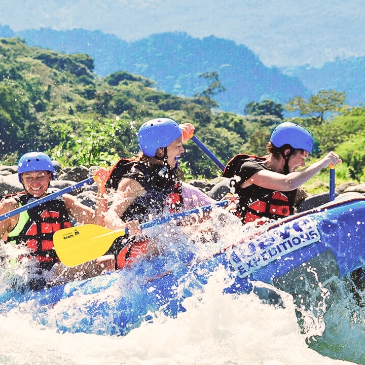 White Water Rafting Break away from chilling to test yourself - optional, not on all experiences