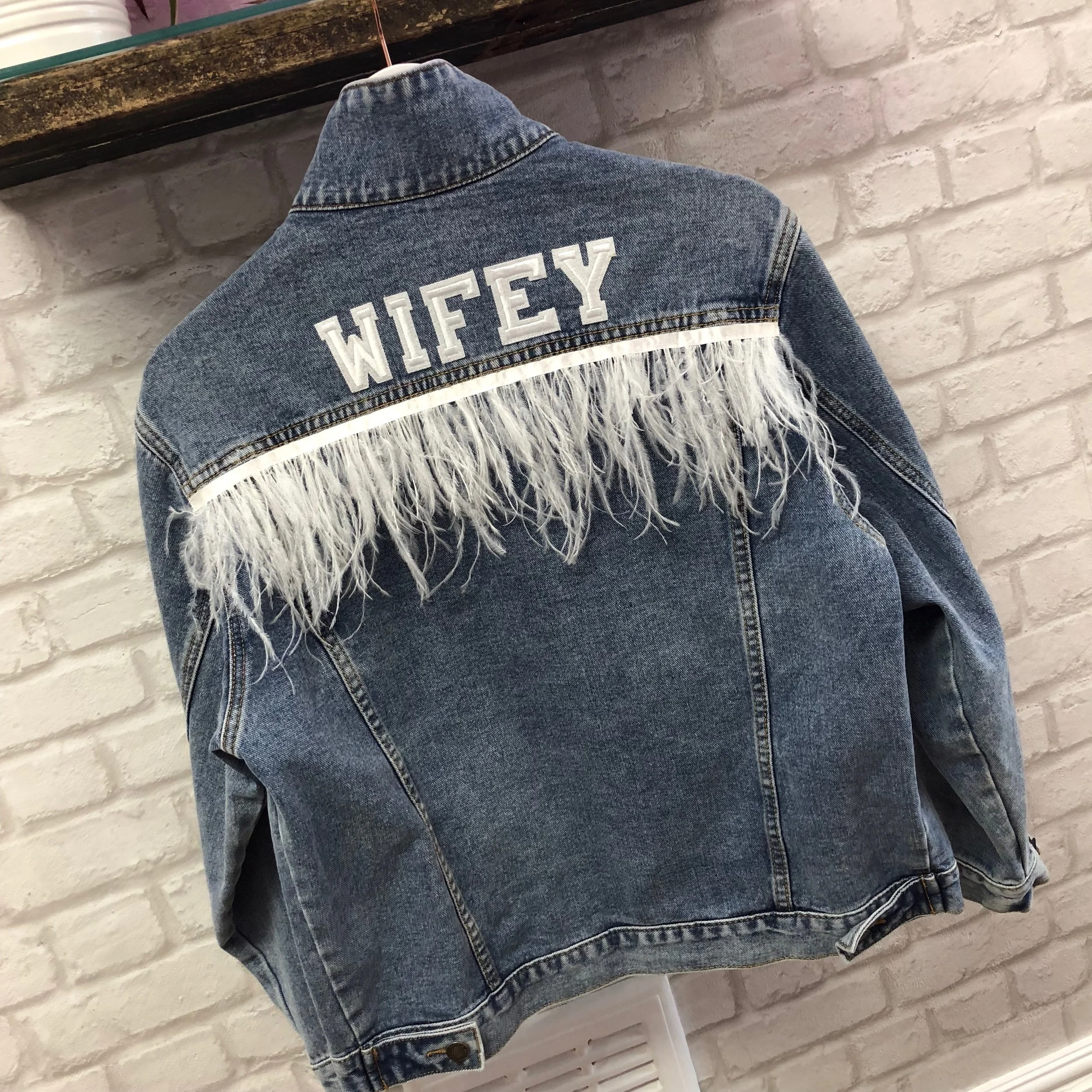 wifey denim jacket uk