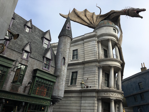 Gringotts Bank in Diagon Alley 