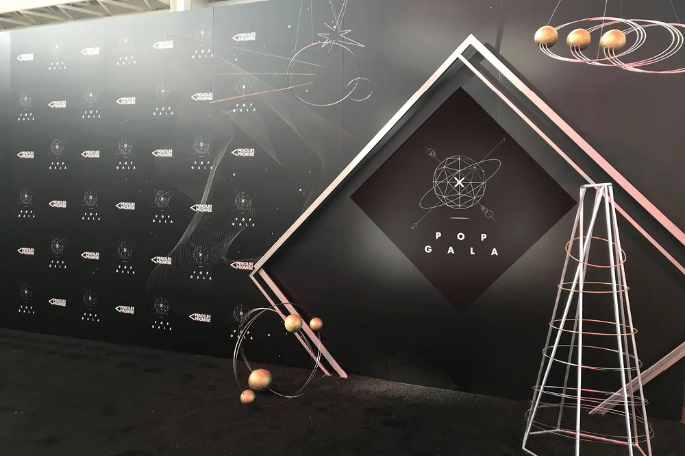STEP + REPEAT: 20-foot-long design with 3-D elements