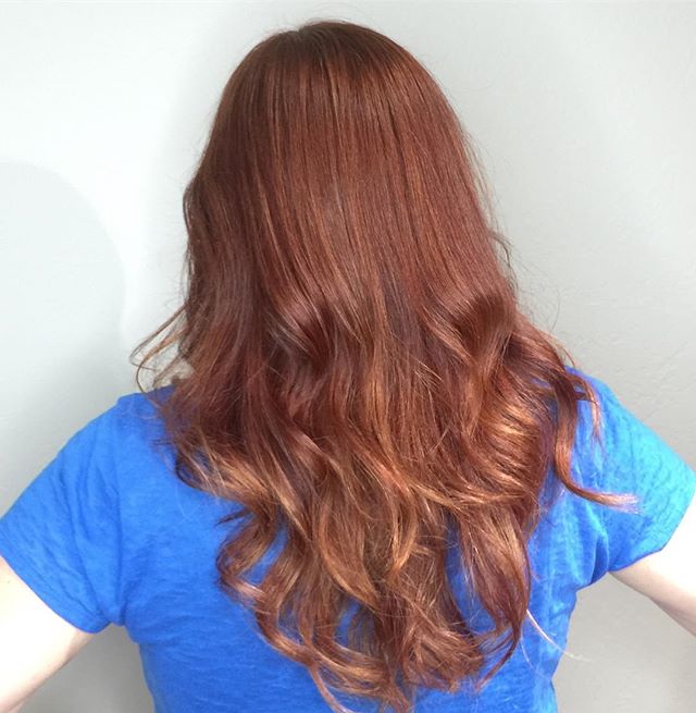 Pumpkin spice, anyone? #kevinmurphy #haircolor #hairstylist #salon #brokenarrow #rosedistrict #redhair