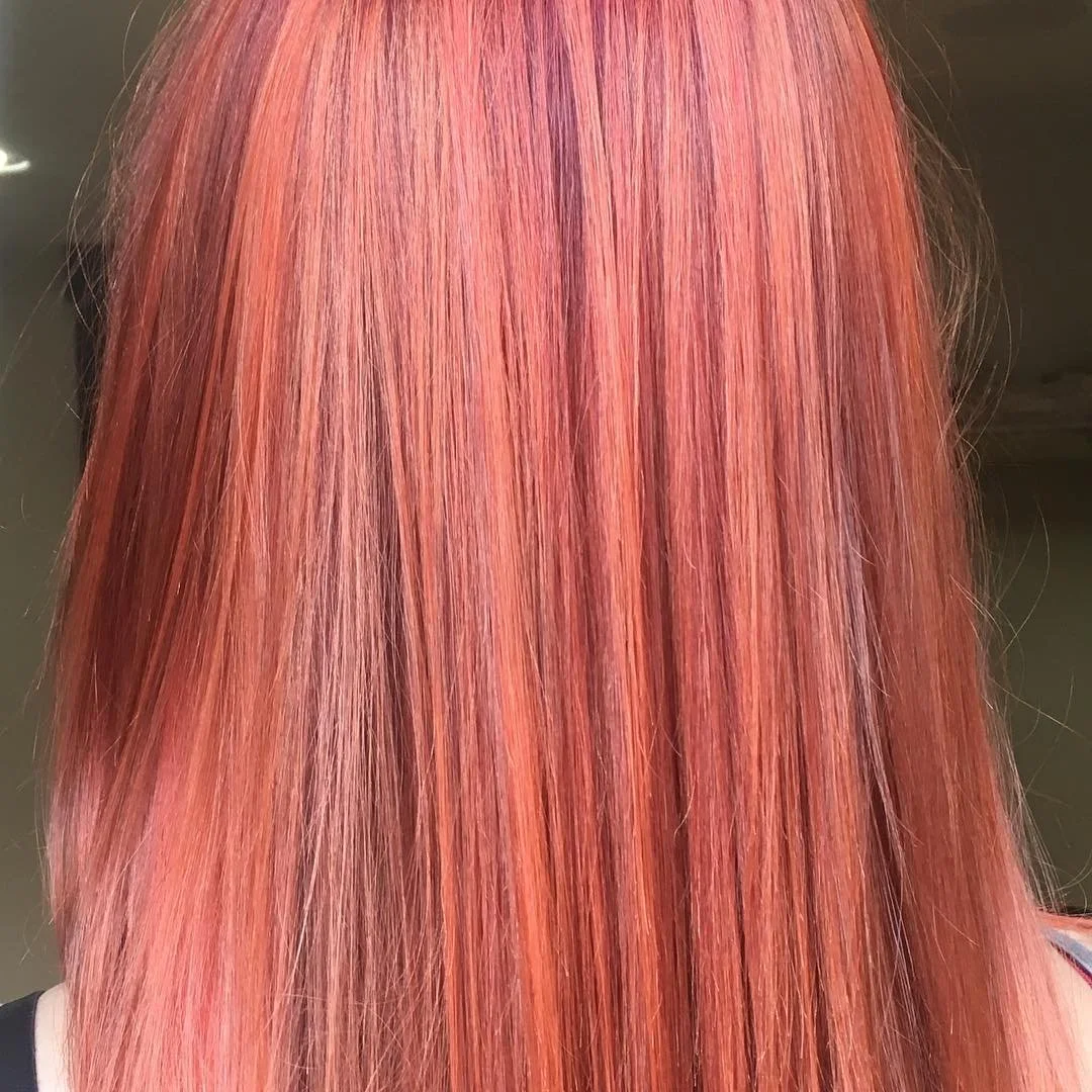 Vibrant, shiny &amp; dimensional, oh my. #healthyhaircolor #healthyhair #copperhair #redhair #orangehair #hairstylist #brokenarrow #salon #rosedistrictbrokenarrow #kevinmurphy