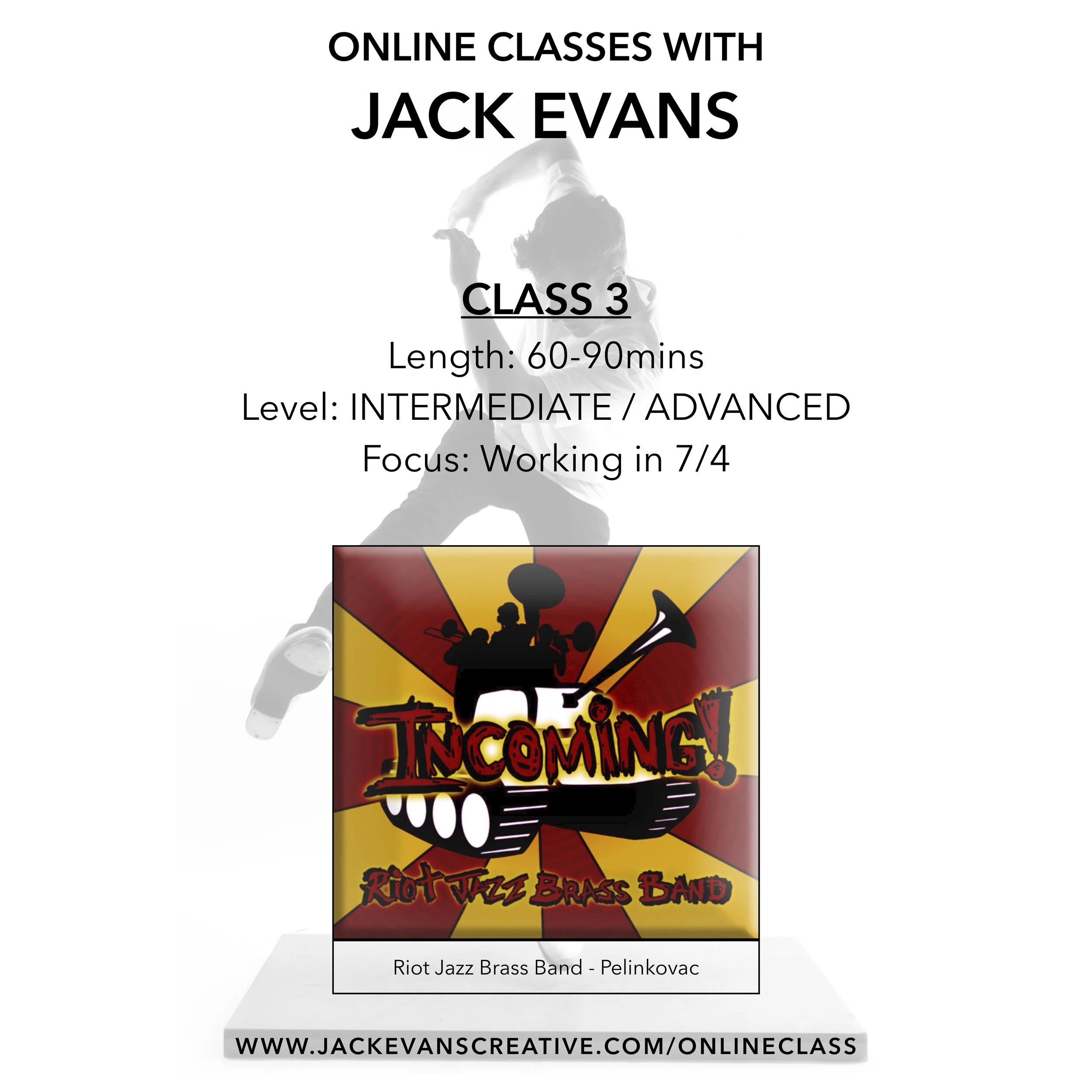 CLASS 3 - INTERMEDIATE / ADVANCED - Riot Jazz Brass Band - Pelinkovac