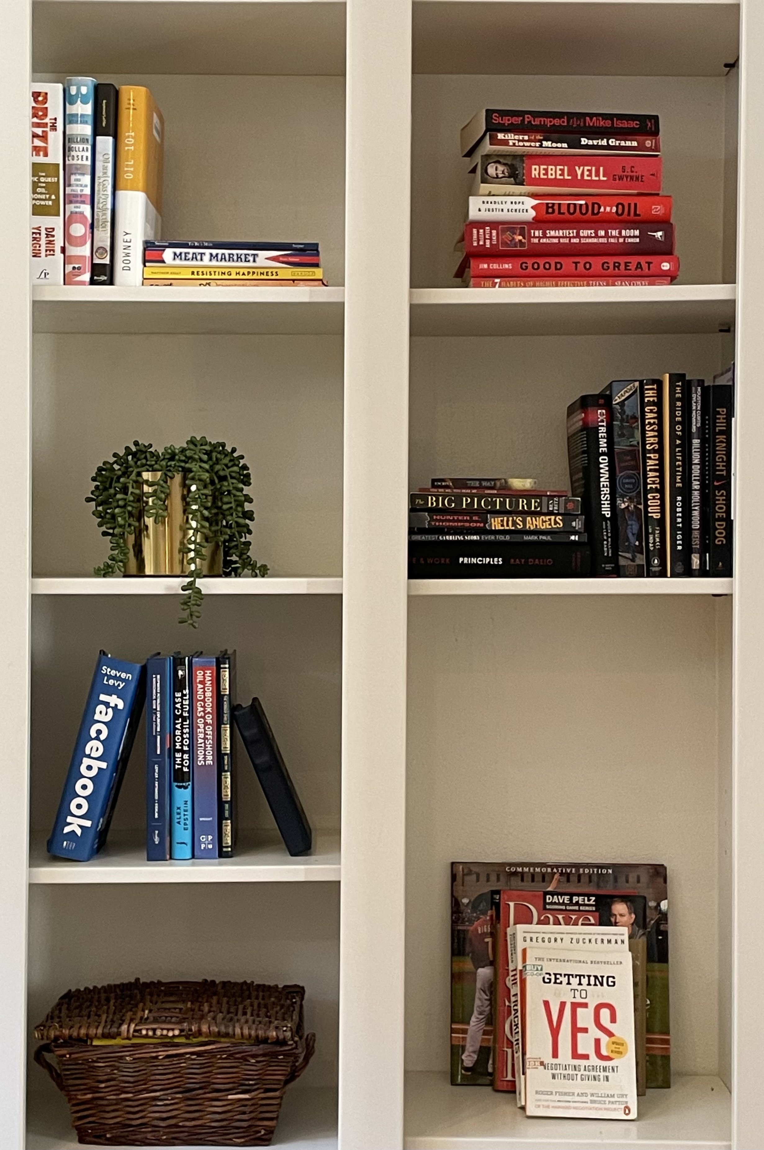 Landing Space Shelves After Staging