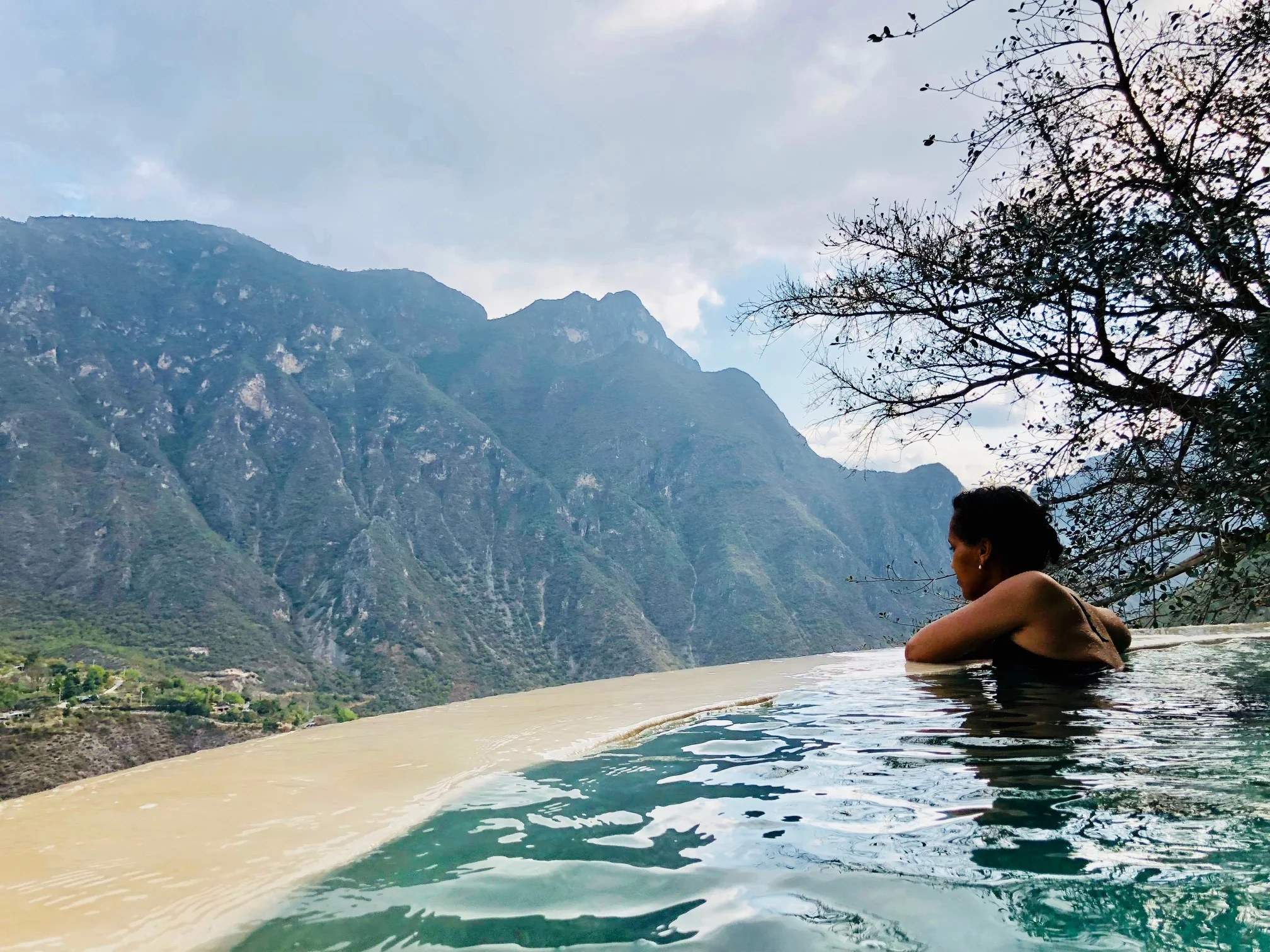 Off A Cliff, Down A Cave in Tolantongo