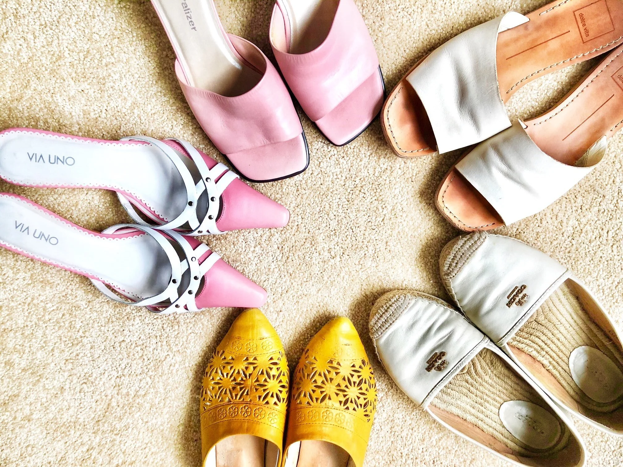 My Five Summer shoes staples 