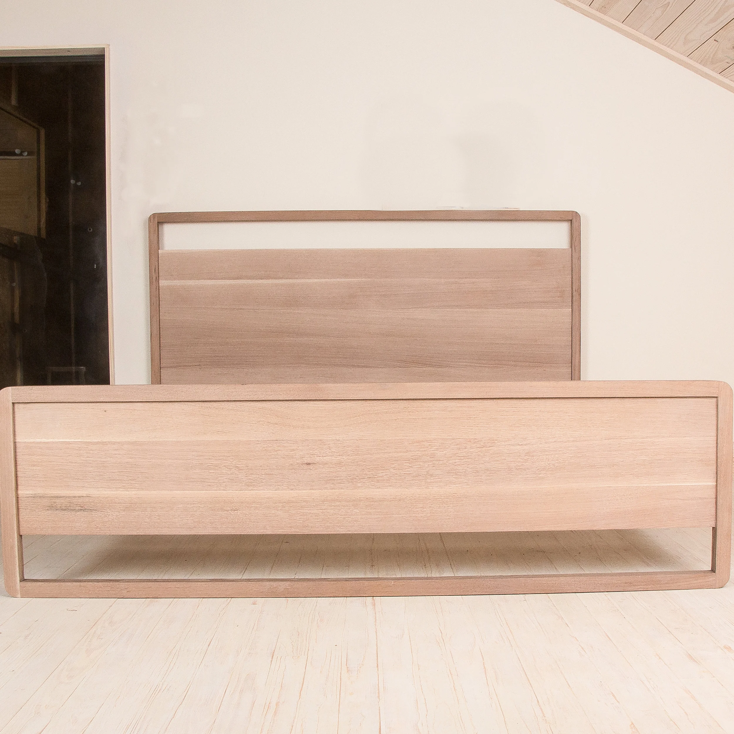 Oak King Bed