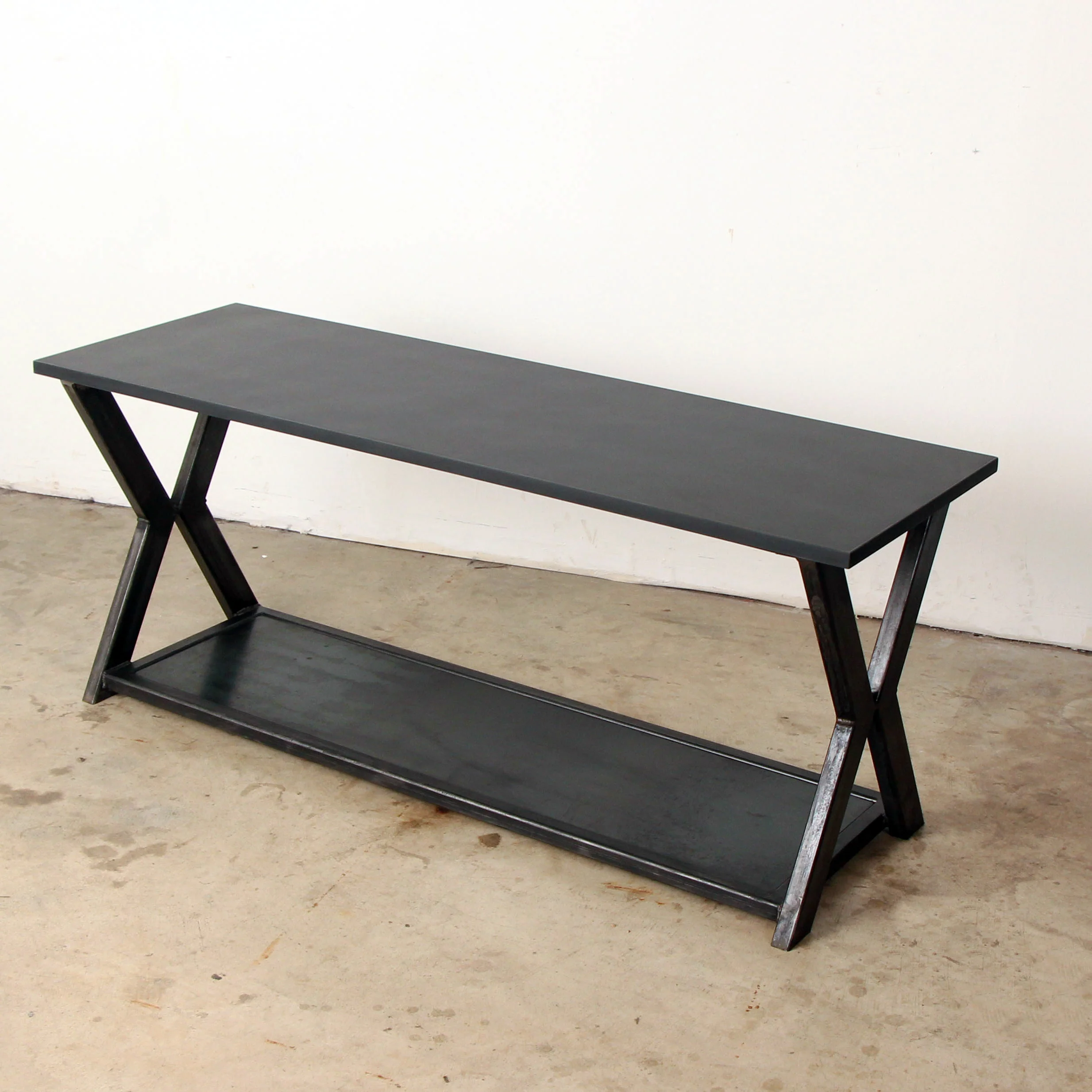 Jax Phenolic Bench with Steel shelf