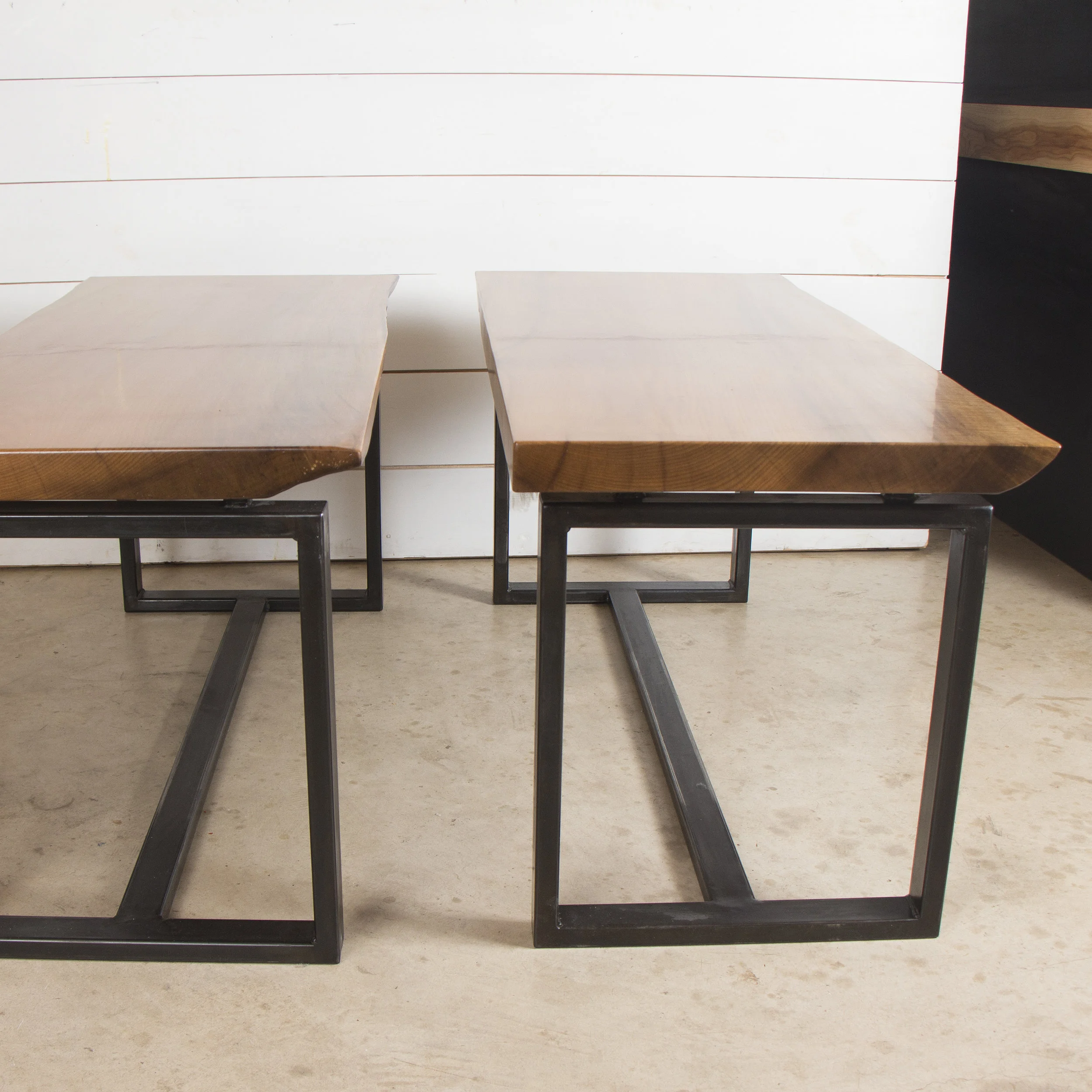 Pecan Live Edge Side Table