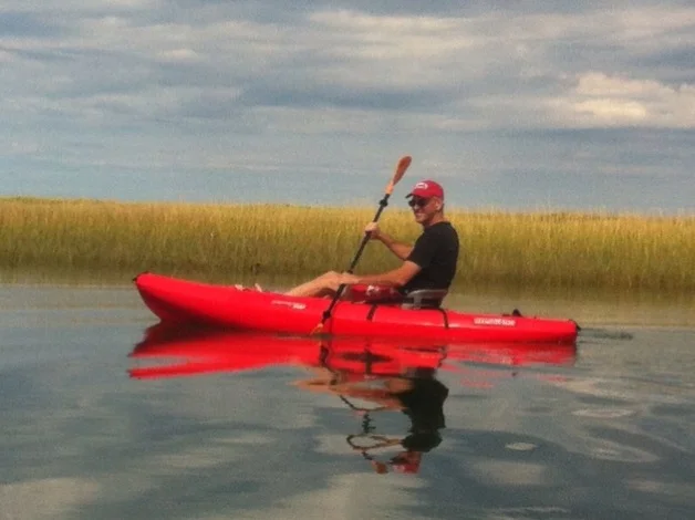 Bob kayaking in Sandwich 2.JPG