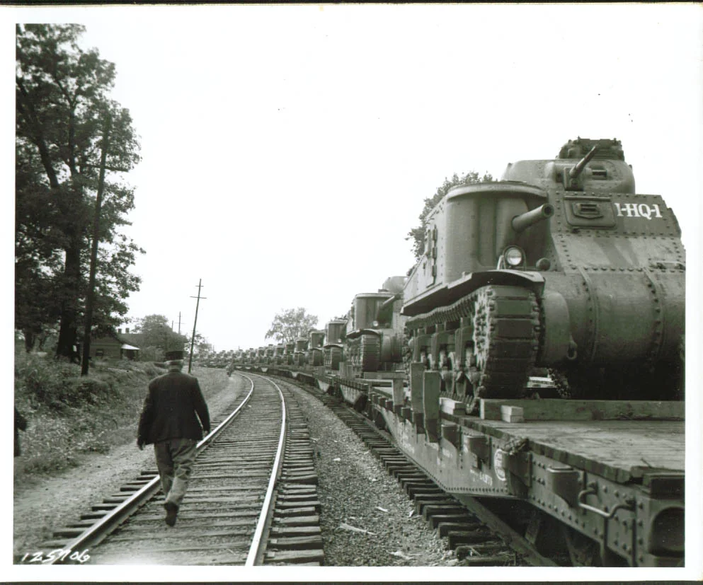 M3 Lees on train. Rock Hill, SC.