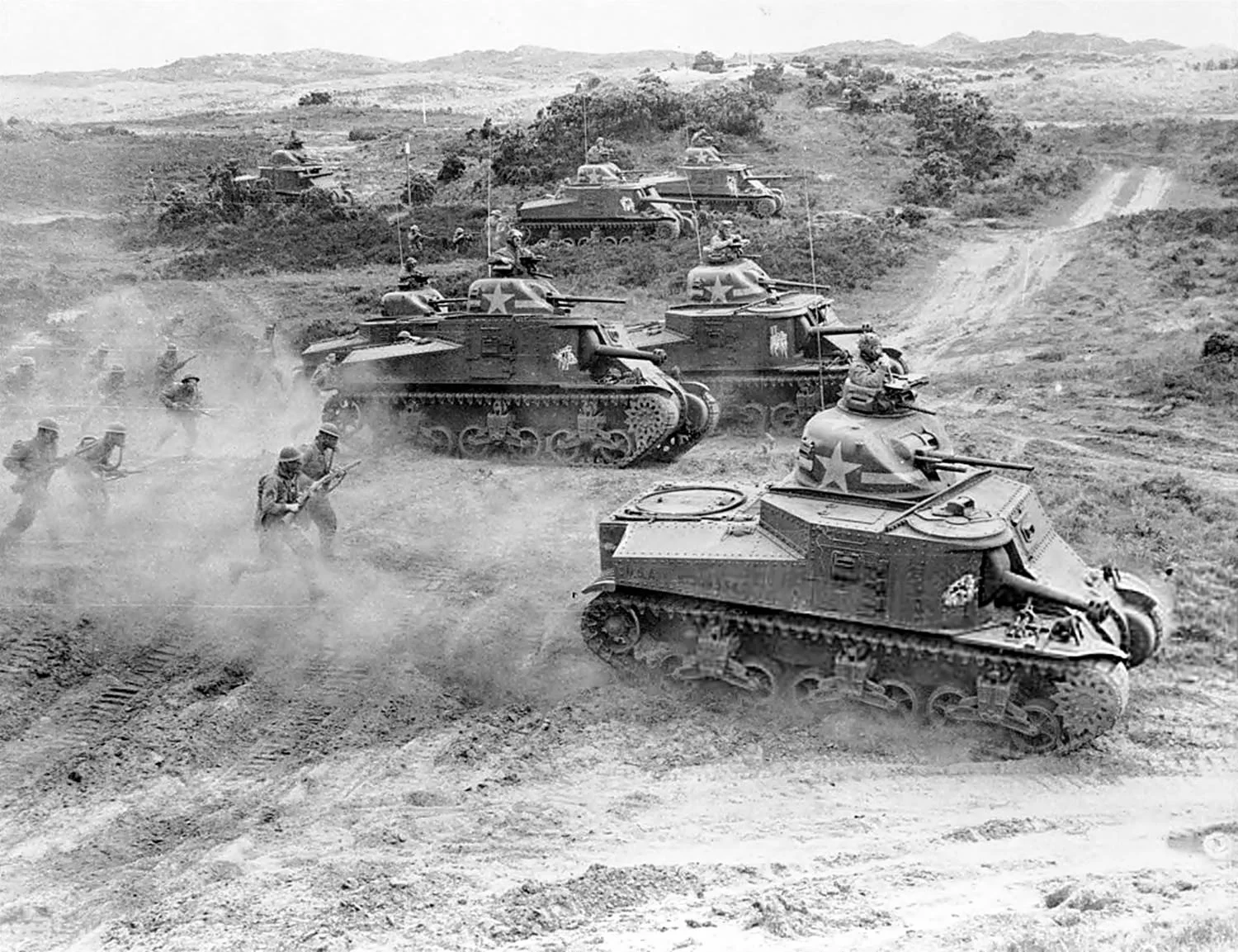 1st Armored Division training. Northern Ireland, 28 Jun, 1942.
