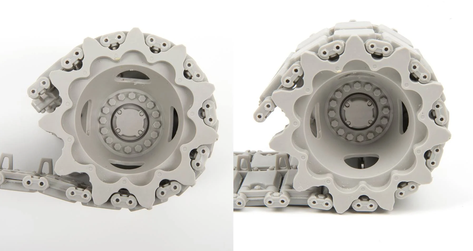 AFV MODELLER CORRECTED DRIVE SPROCKET TO TRACK FITMENT