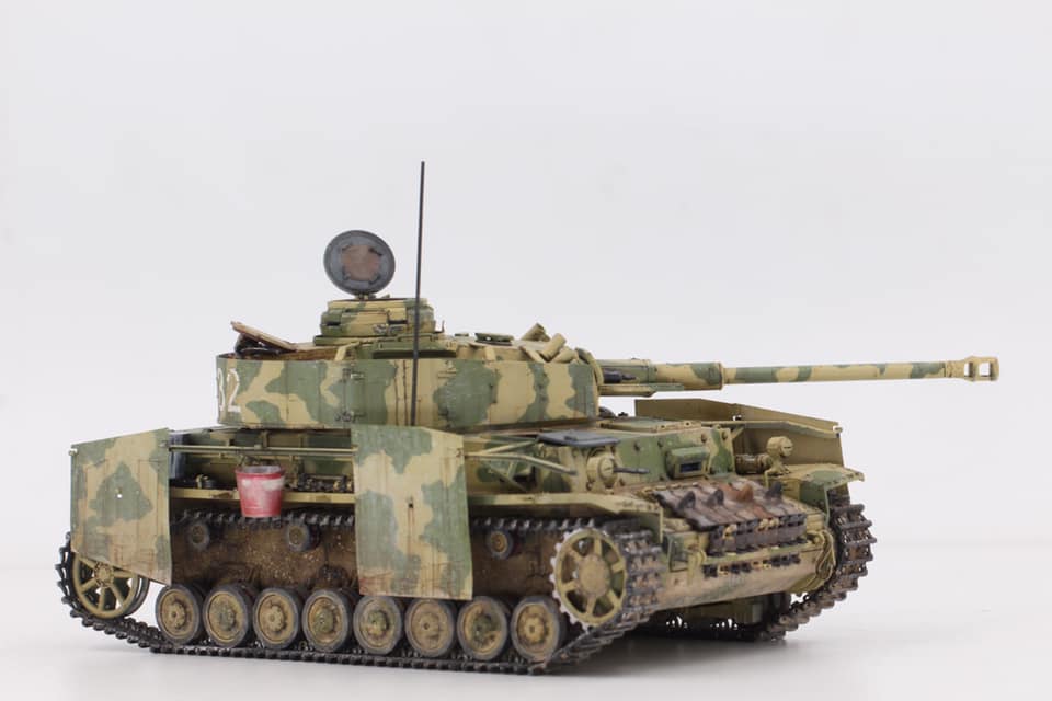 Border Camouflage Masking Sheet for 1/35 Panzer IV Ausf J Ver.1 