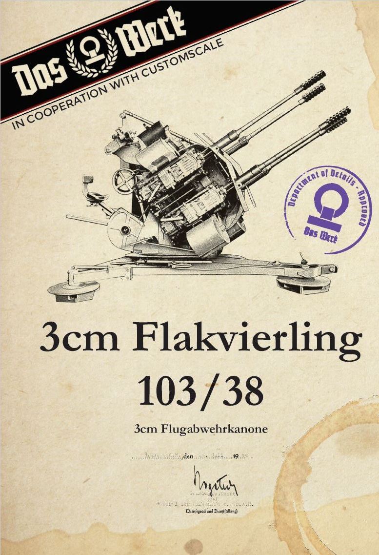 3cm Flakvierling 103/38 von DasWerk in 1/35 