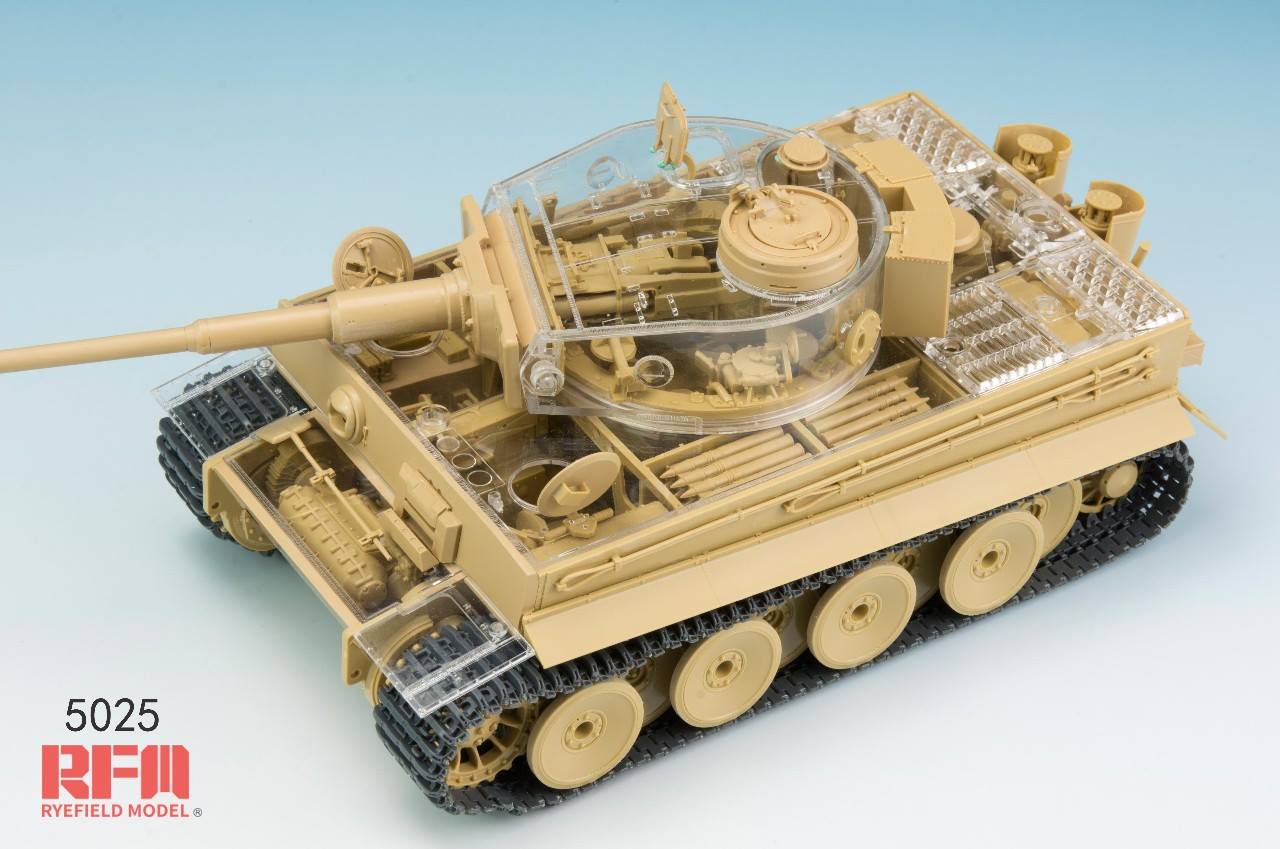 Parts Tree D from Kit No 5050 Rye Field 1/35 Scale Tiger I Initial 