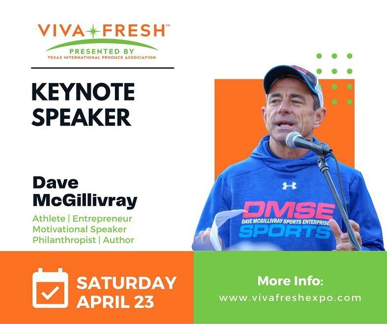 THEY WENT BANANAS! HA! HA!
Gave a keynote talk yesterday in Dallas, TX, to 1,000 folks at the Texas International Produce Association Viva Fresh Produce Expo. I&rsquo;m certainly not an expert on apples, bananas, or peaches but it was fun to meet wit