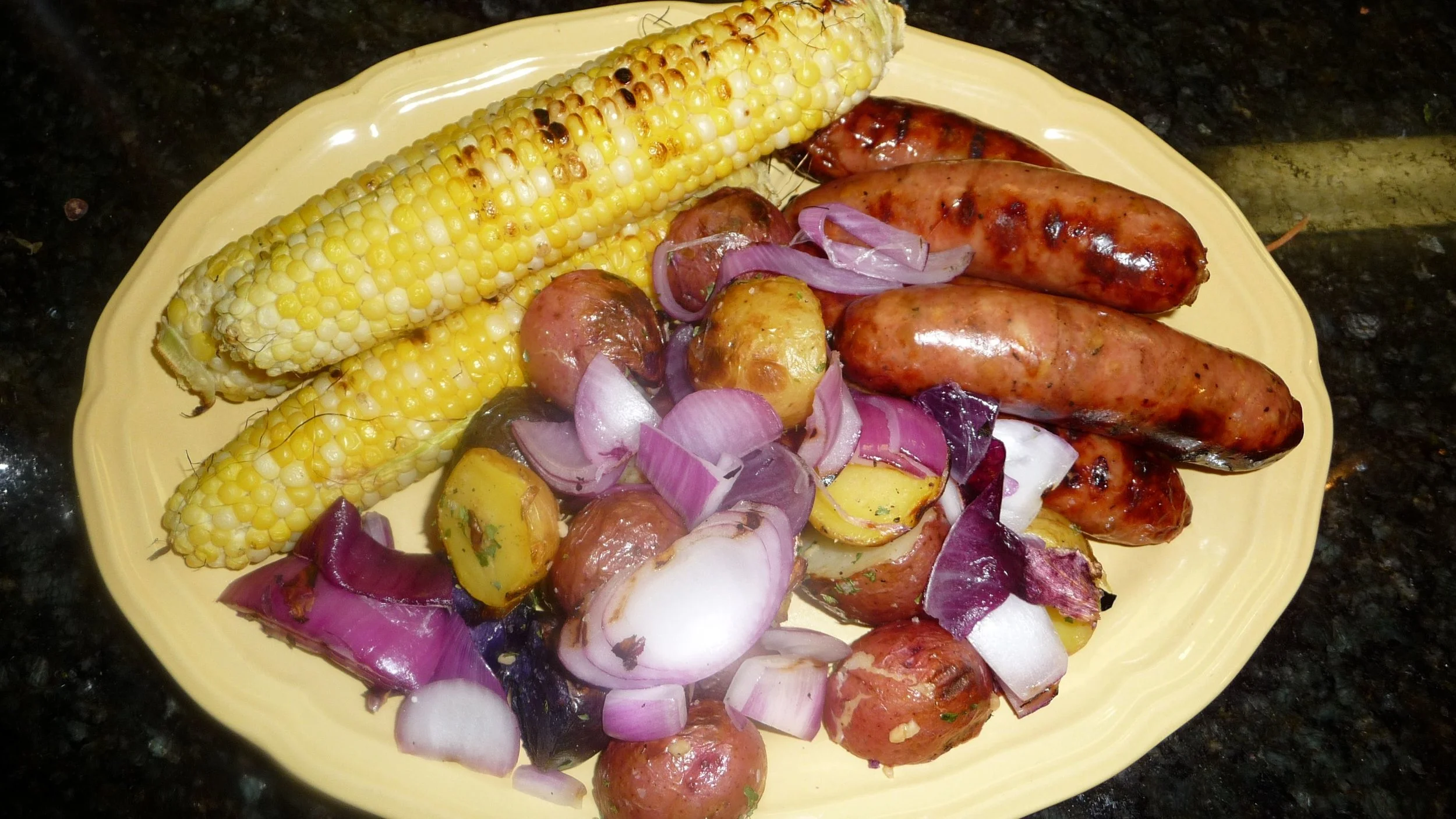 Indian Village Corn and Sausasge Roast