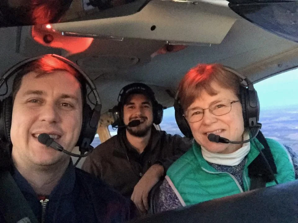 Doing a test flight with buddies