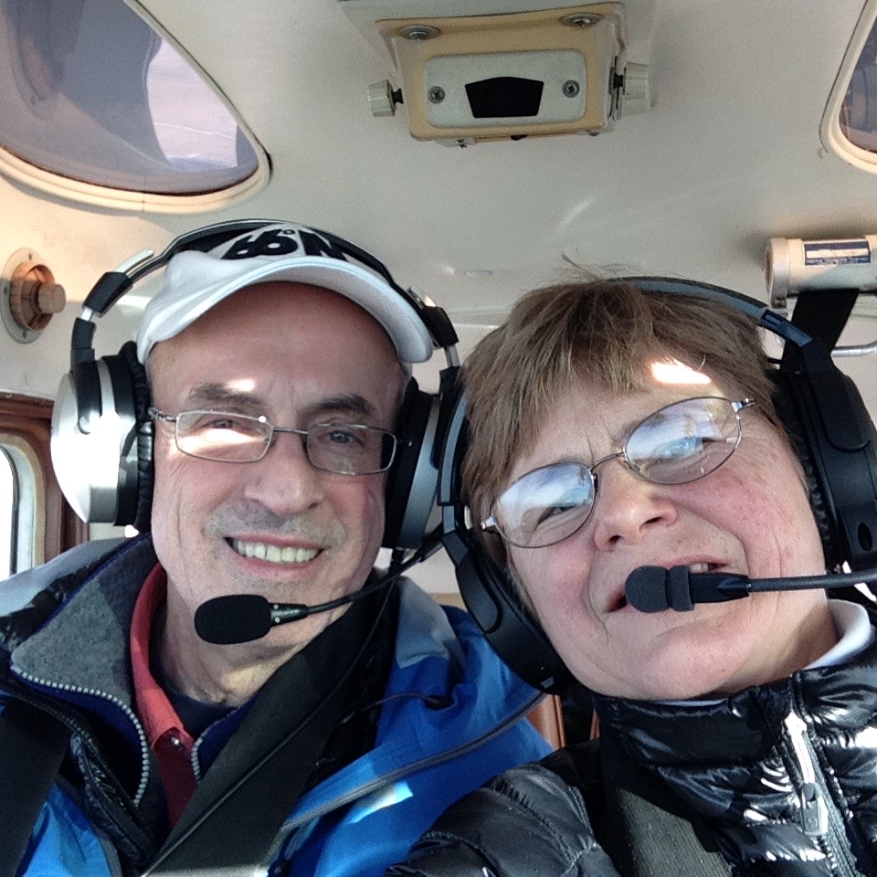 My partner in life, who flies ’sometimes’!