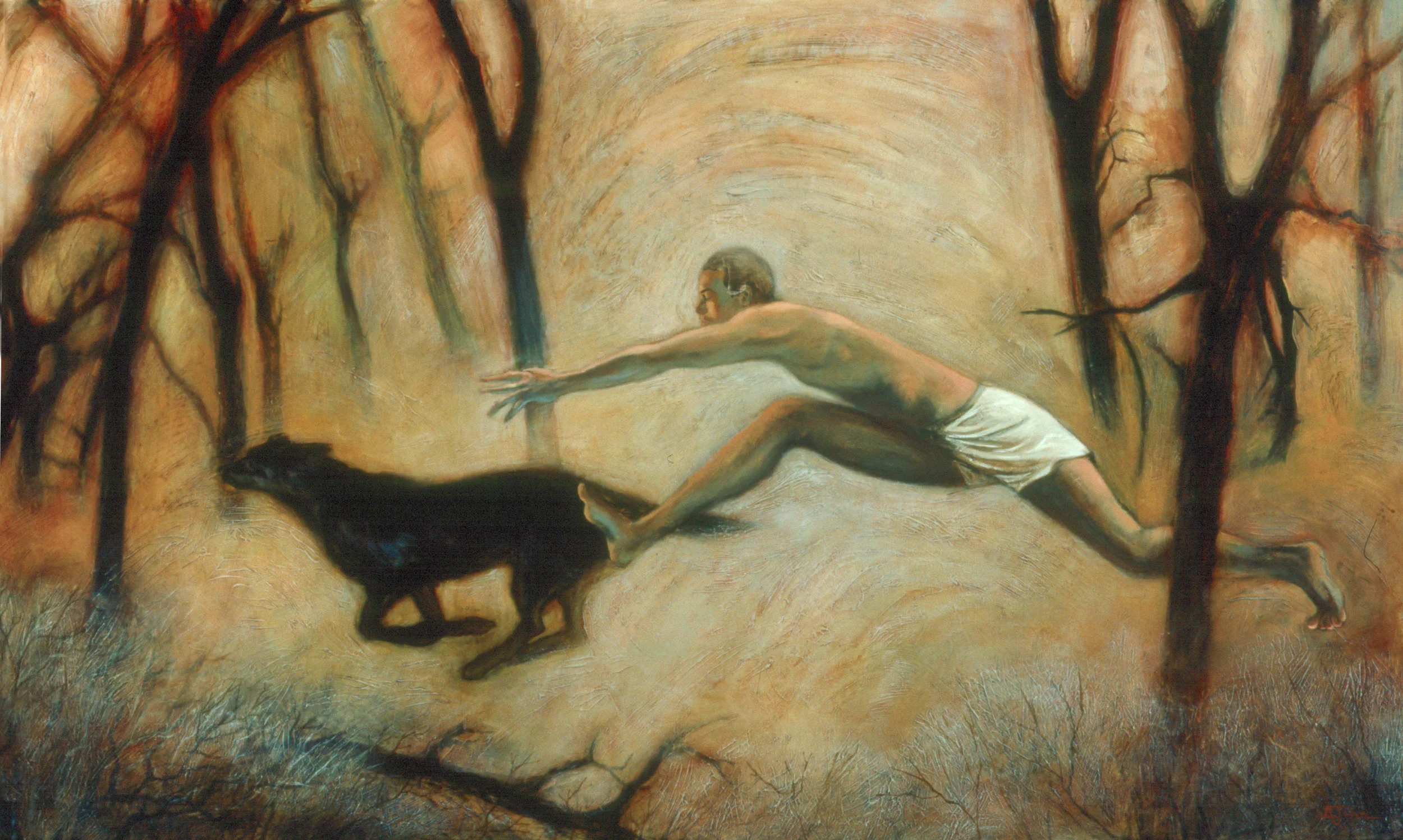 Man Who Runs With Dog II