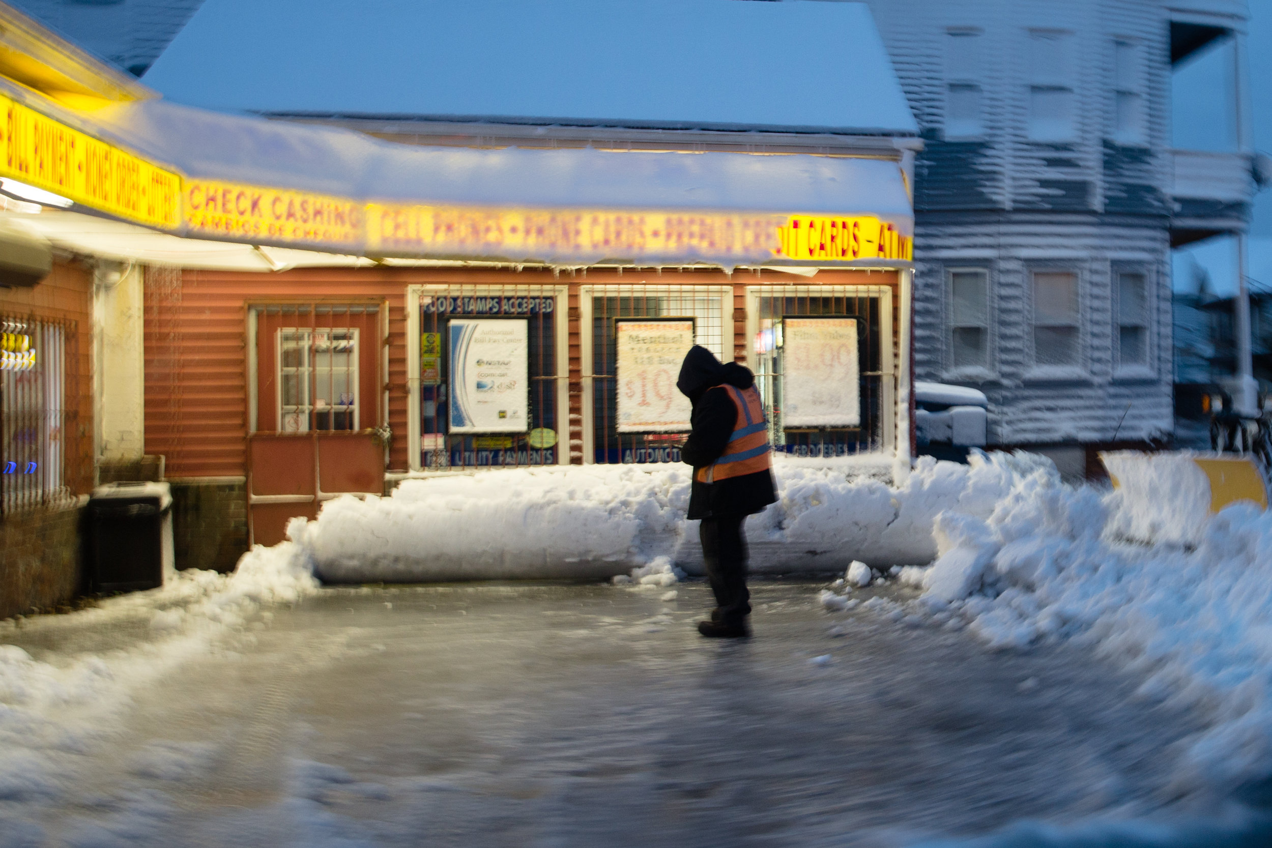  The morning after the blizzard. - New Bedford, MA 