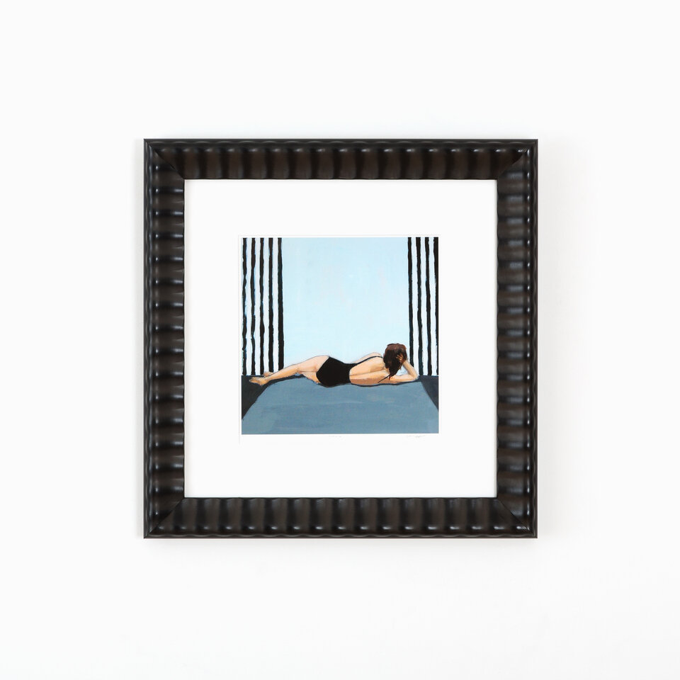Woman_Bathing_Suit_Art_Black_Frame_White_Wall.jpg