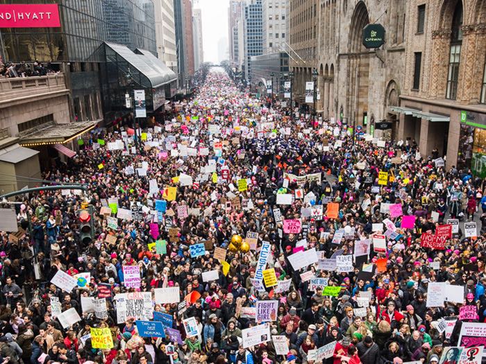 New York marchers said they felt empowered, “I feel like the revolution is now.”