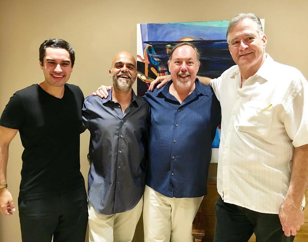 August, 2018 - Kareem, Fabiano de Castro, Bert Jackson, & Ron Ormsby