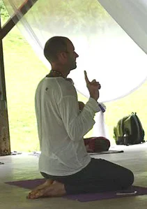 Christopher teaching Shakti Naam Yoga Therapy.