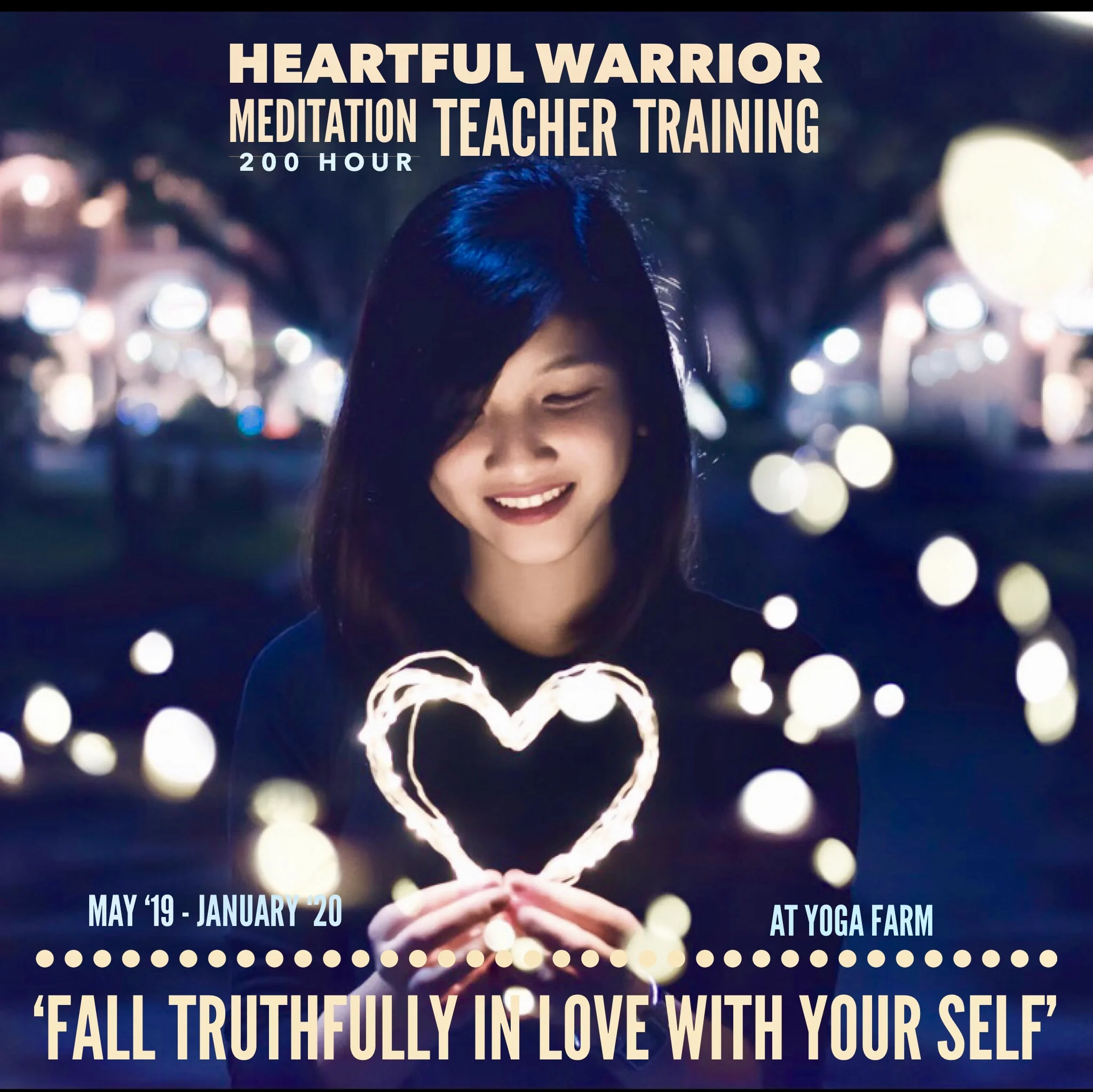 Our Heartful Warrior Course and Teacher Training will give you a direct experience of how to Live with Heartfulness