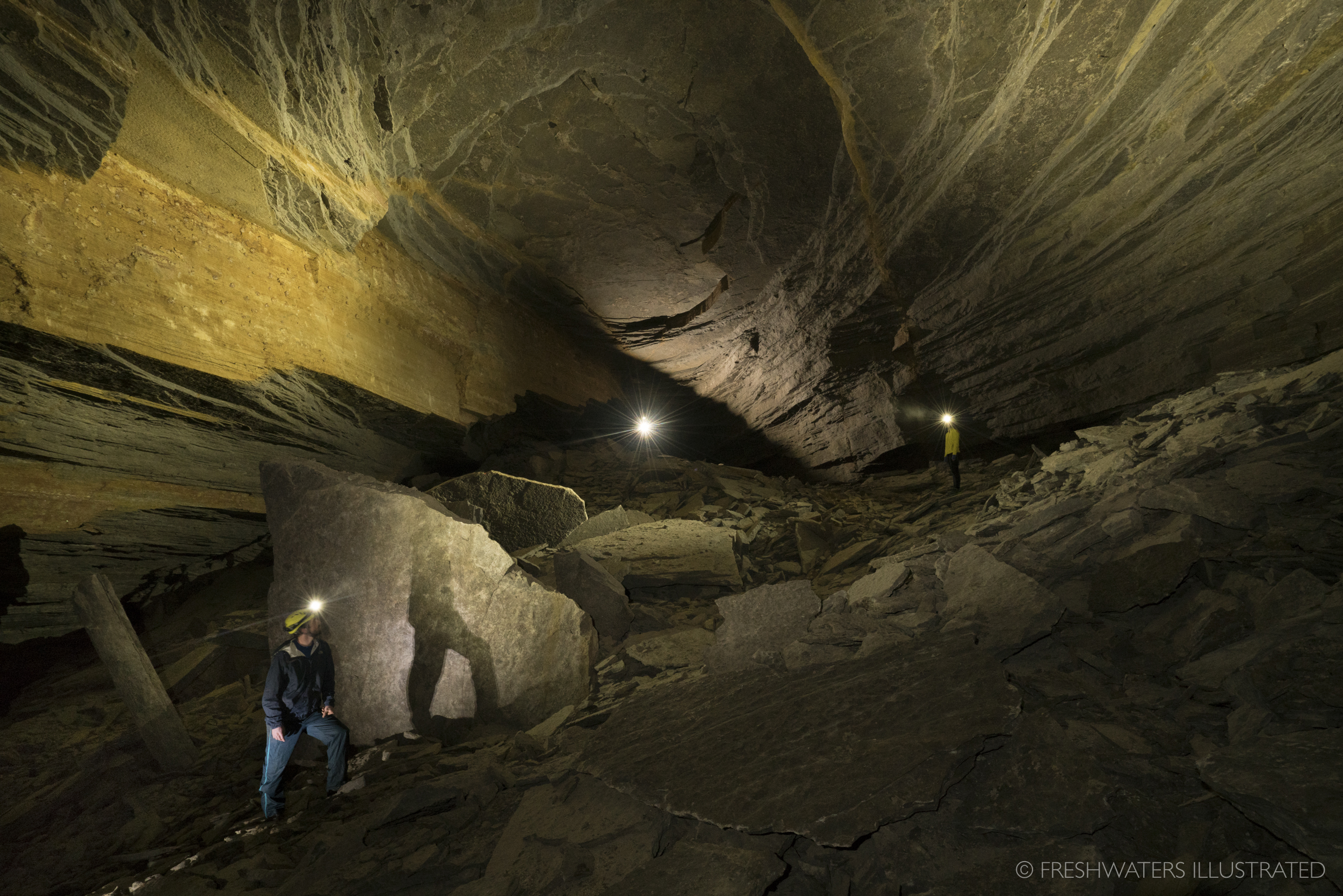  Illuminating the mysteries of the Grand Canyon, a team of Park Service hydrologists explore a massive underground chamber far below the Grand Canyon's North Rim. Part of a complex network of underground streams, the flowing waters that carve these c
