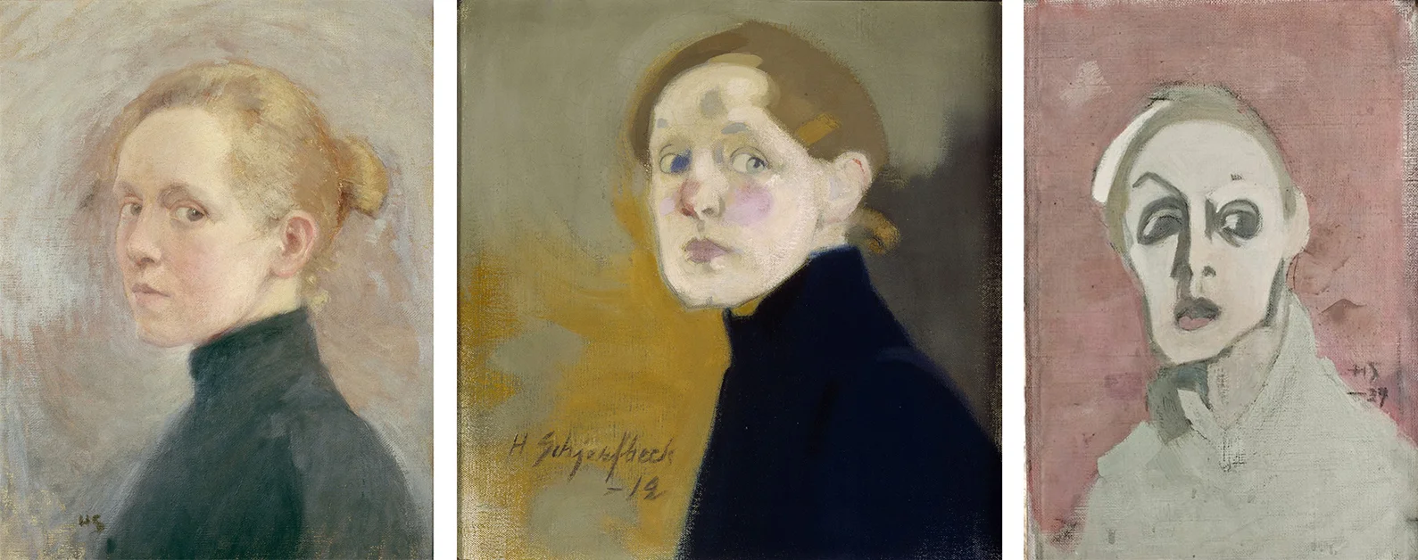 Selvportretter av Helene Schjerfbeck