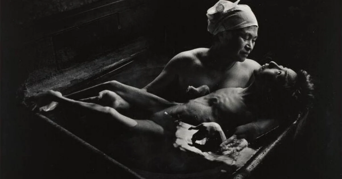 Tomoko Uemura i badet