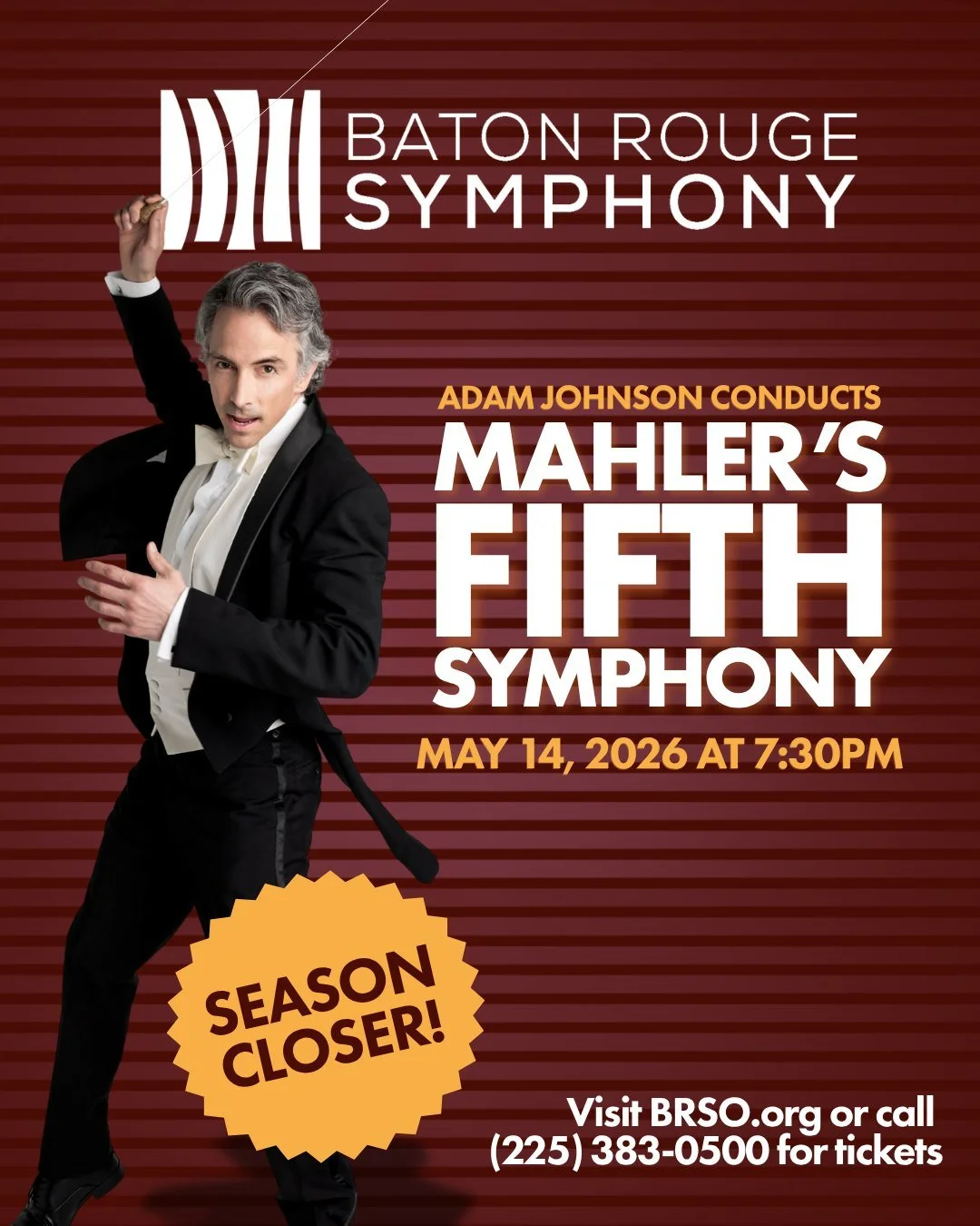 Only TWO DAYS until our colossal season closer concert, Mahler's Fifth Symphony! Tickets are flying off the shelves - do you have yours? 🎶

⬇⬇⬇

https://www.brso.org/event-calendar/2025os5