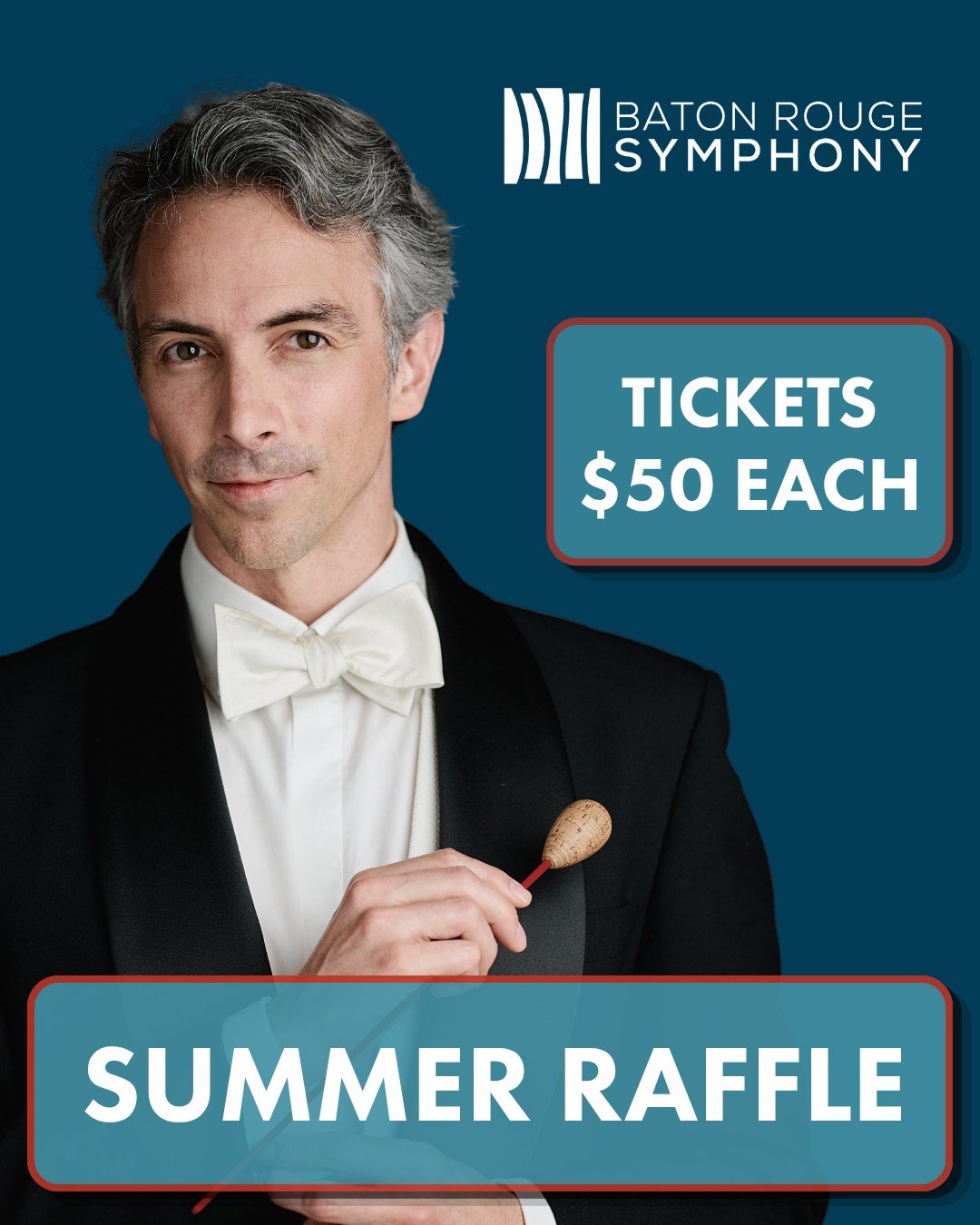In case you missed it... we have an exciting raffle going for the summer! 
Ever dreamed of conducting a symphony? This is your moment 🤩

Prize includes: 
🎶 A conducting lesson with Maestro Adam Johnson
🎶 The opportunity to conduct the National Ant