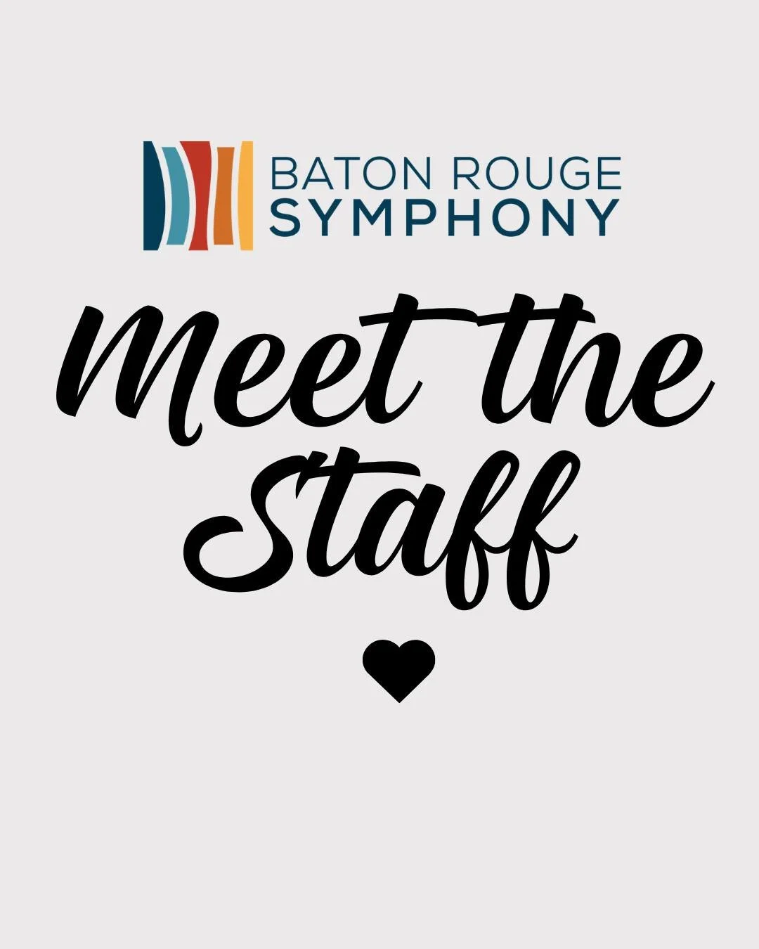 Happy friday! Meet your small but mighty BRSO staff 💓