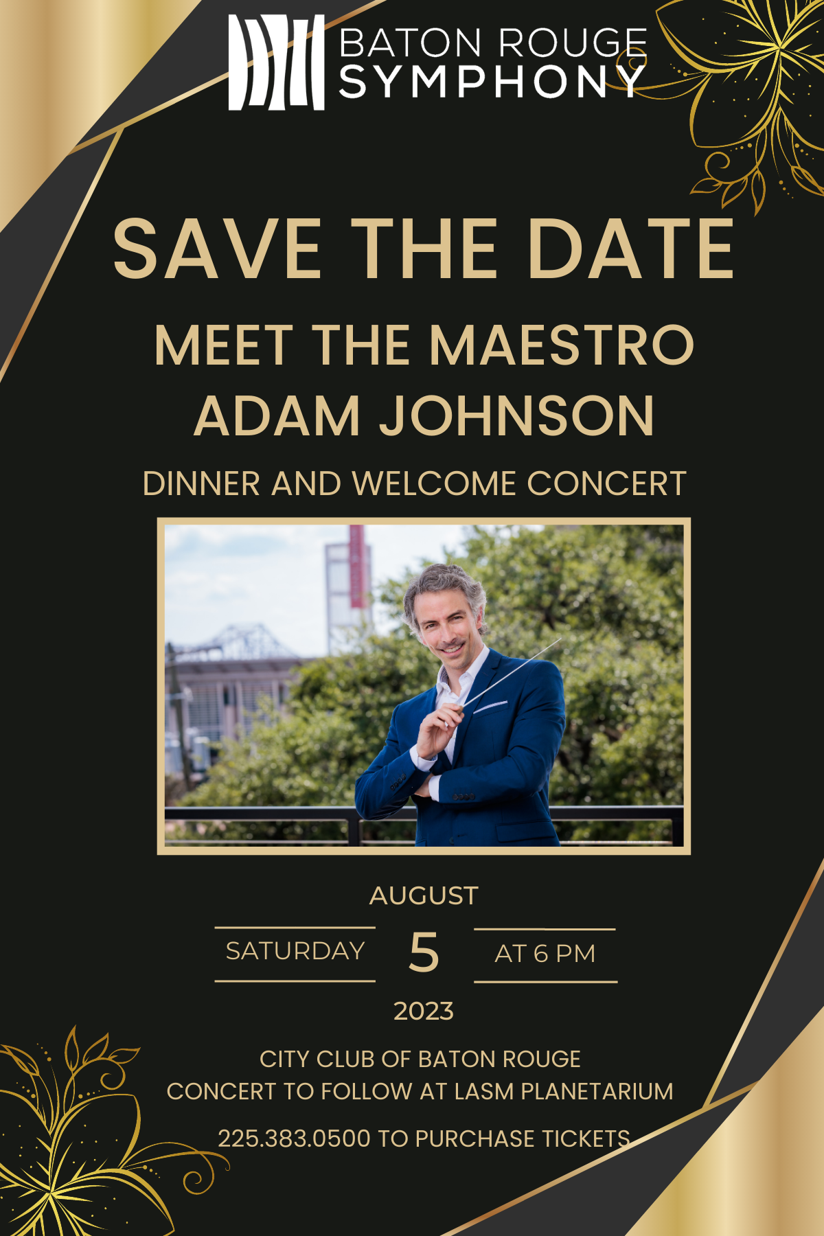 Meet the Maestro Dinner and Celebration Concert — Baton Rouge