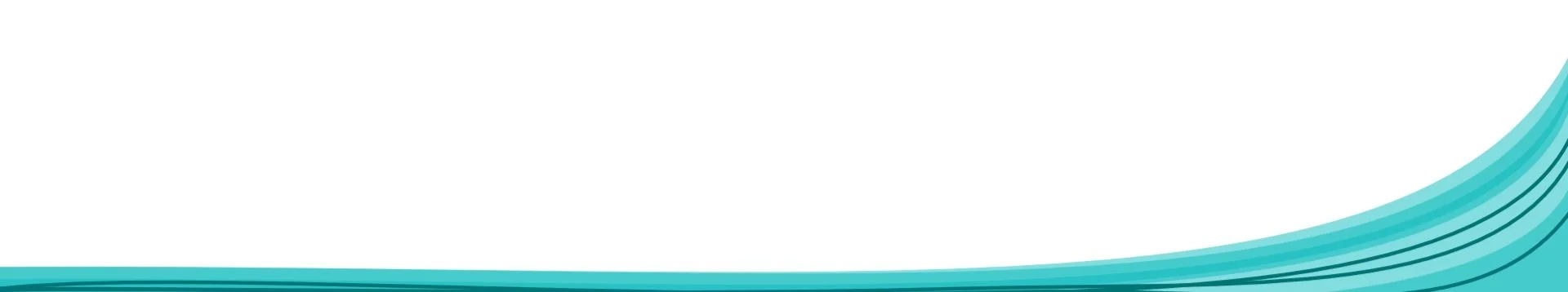 Empty white slide with wavy blue borders at the bottom.