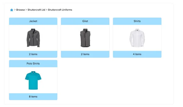 A huge range of franchise merchandise is available, including branded uniforms.
