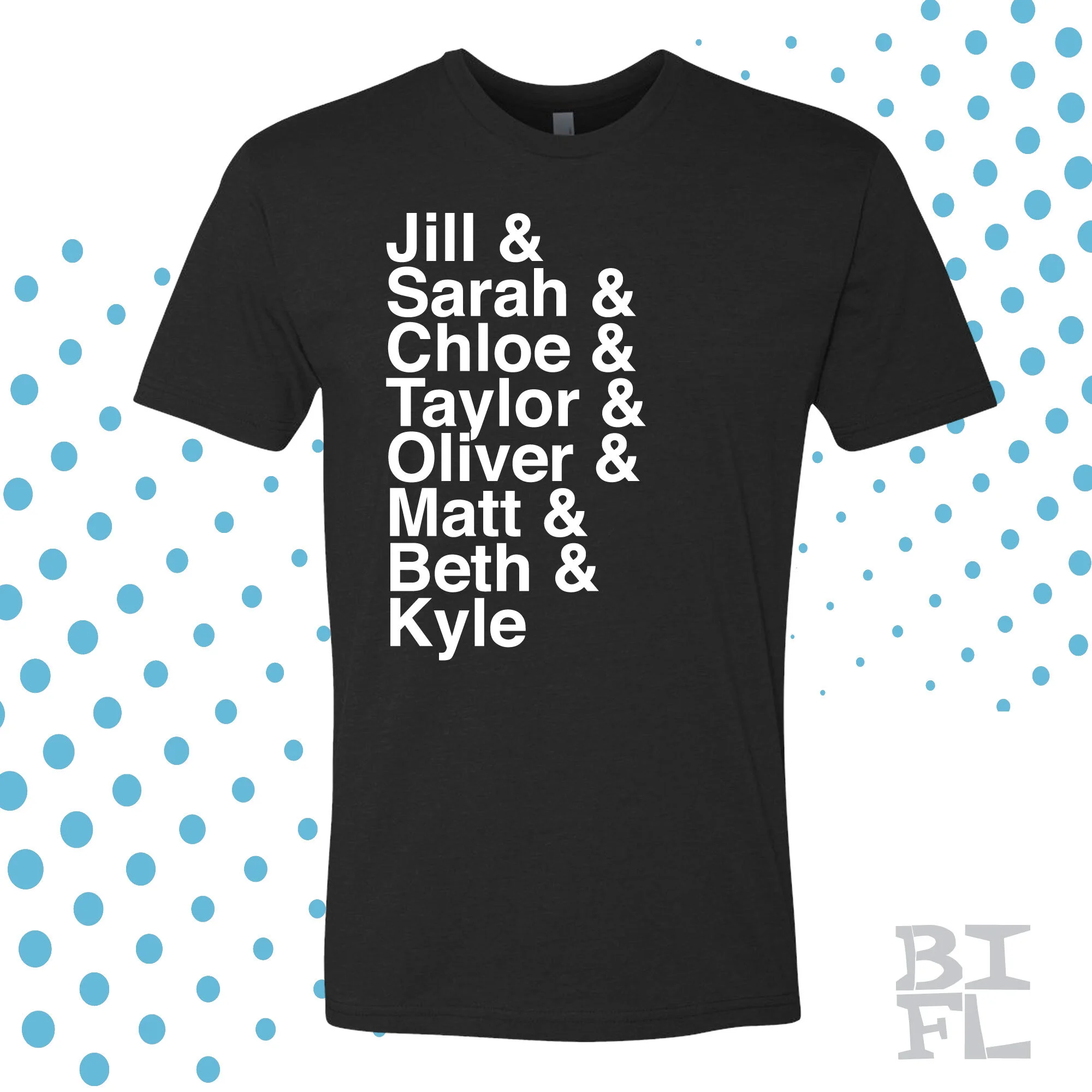 BIFL Name Tee - White — Beyond Clexa